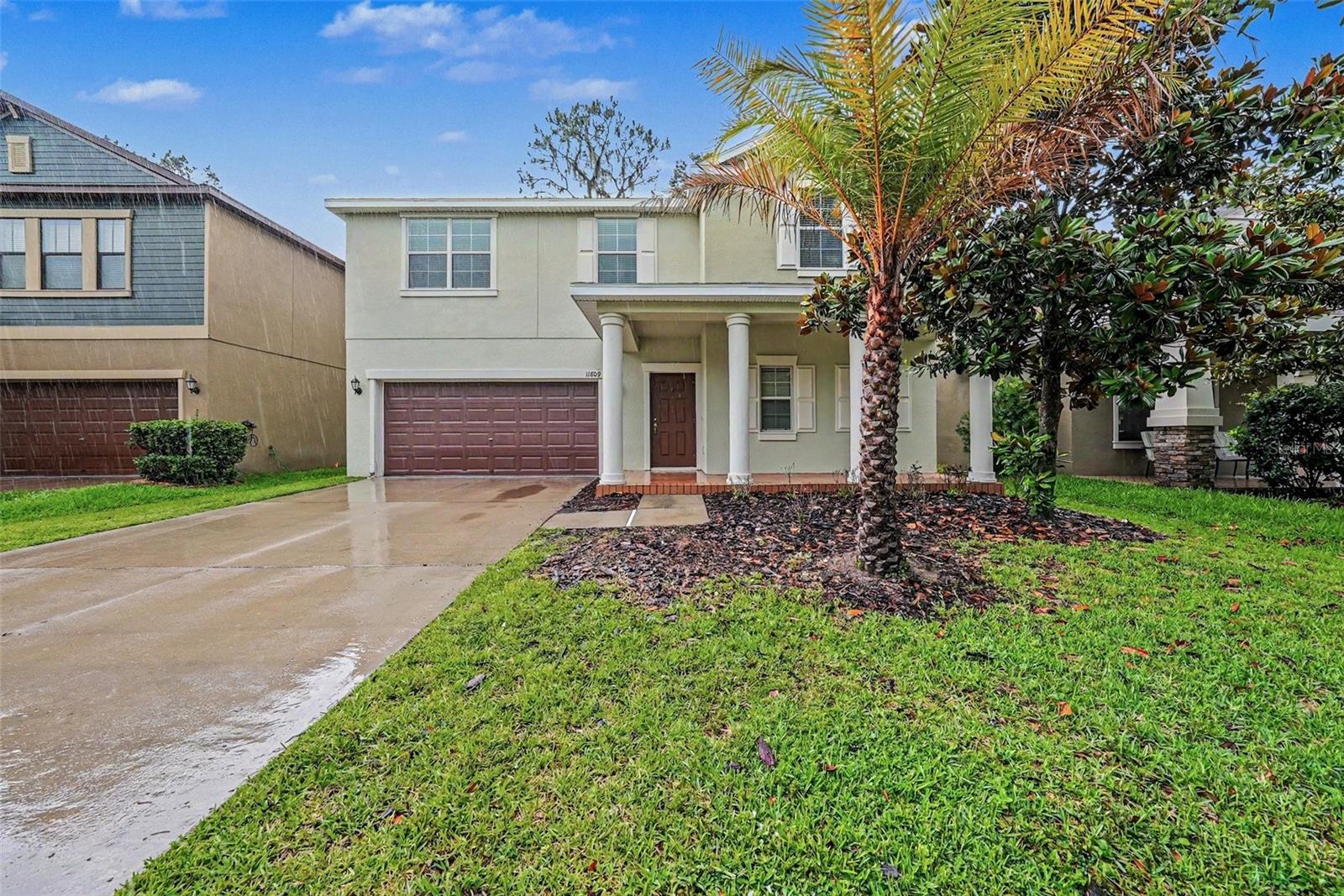 Come and see this move-in-ready four-bedroom, 2.5-bathroom two-story home with an attached two-car garage in the sought-after Enclave at Boyette! This beautifully cared-for home features a seamless flow with an open floor plan, showcasing a huge living room that serves as the perfect central gathering space. The modern kitchen comes well-equipped with sleek granite countertops and stainless steel appliances. Designed for comfort, the home features a blend of tile and carpet flooring throughout, as well as a primary bedroom complete with a large walk-in closet and an attached primary bathroom. Upstairs you will find all of the secondary bedrooms as well as a large flex space, perfect as a game room or media room. 
Step outside to enjoy a private, fully fenced-in backyard that offers a secure space for outdoor living. Ideally situated with a south-facing direction, this residence is located close to top-rated schools, shopping, and restaurants. Commuting is made easy with quick access to both I-75 and US-301, keeping you close to everything you need while enjoying a quiet, secure community that truly feels like home.
Schedule your private showing today!