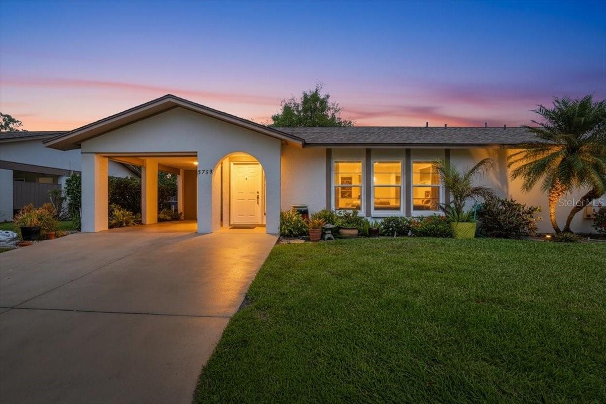 Well-maintained villa in the 55+ community of Forest Pines!  Spacious floor plan with 1423 sq. ft. of living space.  The living room/dining room area is large and open. This unit features 2 bedrooms, 2 full bathrooms, interior laundry and 1 attached carport.  The community amenities feature a heated swimming pool, shuffleboard courts, and a clubhouse with fitness room. This is a great neighborhood for walking and riding bikes. Forest Pines is centrally located to the beaches, downtown Sarasota, golf, the airport and just a short walk to Village of Pinecraft, where you can enjoy Amish restaurants and ice cream/coffee shops. This unit is a must see and a pleasure to show!