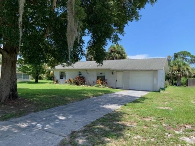 Location!  Location!  Location!  Just minutes to some of the best fishing in Mosquito Lagoon!  This home is situated on a quaint street in the heart of Oak Hill.  Just a couple blocks to the Burns Science and Technological Charter School and centrally located to US1 and I95 and only 14 miles to the beach. Two bedroom, one bath.  Walk in closets in both bedrooms and a shared bath with tub/shower.  Living and dining room combination.  Patio area, just off the kitchen and dining area.  Large and partially fenced in yard.  One car garage. TLC is necessary.  Selling As-IS.