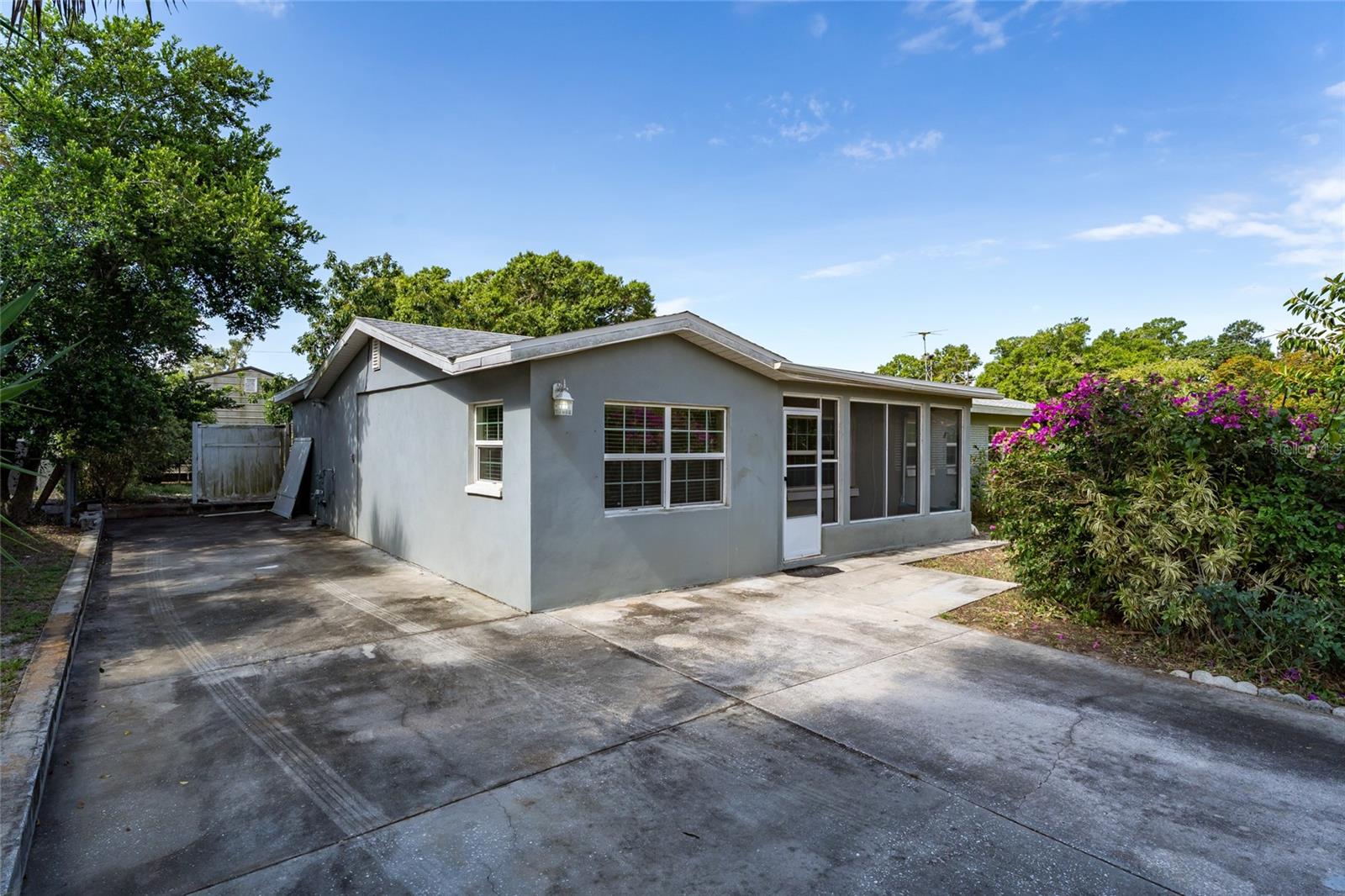 Short Sale. Short Sale. Charming and Well-Maintained! This spacious 4-bedroom, 2.5-bath home offers 1,789 square feet of comfortable living with tile flooring throughout, crown molding, granite countertops, and stainless steel appliances The kitchen features a modern stove with a built-in air fryer, and key appliances — including the stove, washer, dryer, and water heater — are just 2.5 years old. The HVAC system is less than 6 years old, offering peace of mind for years to come, and the roof on both the home and the backyard shed was replaced in 2024. The layout is both functional and unique, featuring one bathroom on a septic system and two on city water. The backyard is perfect for entertaining or relaxing, complete with a built-in park-style grill, a striking 30-foot firepit, a shed, and an additional storage room on the back side of the home. Located just minutes from I-4, you’ll enjoy convenient access to local attractions, shopping, and dining. Don't miss out — schedule your private showing today. This one won’t last!