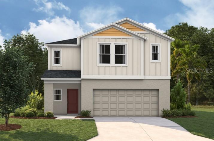 Under Construction. Indigo 
BELOW MARKET INTEREST RATES with use of Seller's Preferred Lender.
Check out the Indigo, a spacious two-story, 5-bedroom, 3-bathroom, 2-car garage home perfect for growing families or hosting guests. Enter the impressive foyer with soaring ceilings that creates an immediate sense of openness. From the foyer, the home effortlessly flows into the main living areas and kitchen. With quartz countertops throughout, stainless-steel appliances and a smart thermostat for energy efficient climate control, the Indigo brings all the things that matter together. The downstairs guest suite and bathroom are tucked away for added seclusion, while the open concept living space is perfect for entertaining. Upstairs, you'll find a generously sized recreation space, ideal for family time or unwinding. The owner's suite is a true sanctuary, featuring a walk-in shower, double vanities, and a spacious walk-in closet. A laundry room with a new washer and dryer is just off the owner’s suite, conveniently located near the 3 additional bedrooms and full bathroom. The Indigo is as functional as it is stylish, providing the perfect balance of comfort and modern living. 
Images shown are for illustrative purposes only and may differ from actual home. Completion date subject to change.
Contact or make an appointment for more details on interest rates.