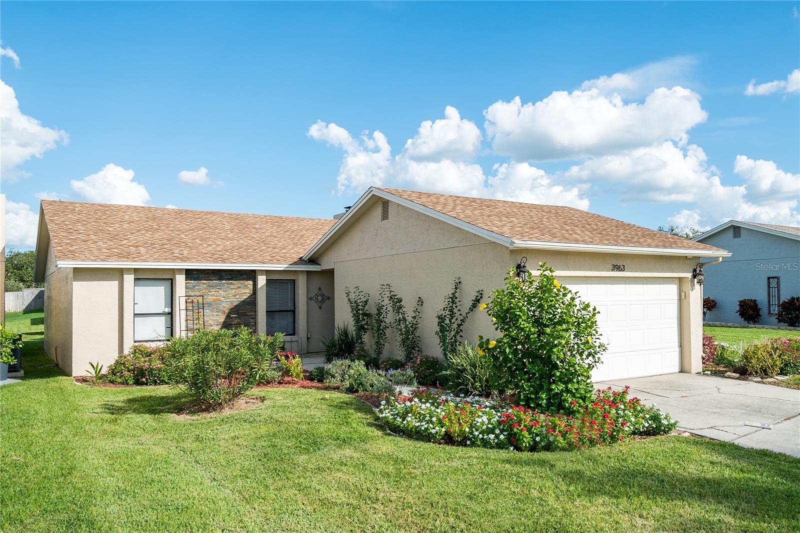 3 bedroom, 2 bath block home in the desirable, waterfront community of Cypress Landing in Winter Haven!  This home is move in ready. It has stainless steel appliances with a great layout, vaulted ceilings, 2 car garage, wood-burning fireplace, new screens on the screened porch and a new roof in 2021! Located a short walk from the clubhouse and community pool! This great community also features tennis courts, a private boat ramp, boat storage, boat docks, and water access to Lake Dexter! This home is Conveniently located close to shopping, restaurants, and Legoland!