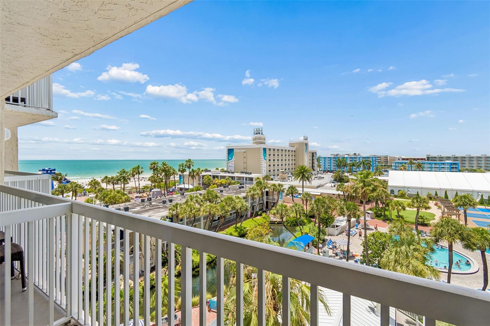 Beachfront ownership with this exceptional opportunity at the iconic hidden gem, the TradeWinds Island Resorts on beautiful St. Pete Beach! Combining personal enjoyment with proven investment potential, this one bedroom/living & kitchen/balcony villa is NOT A TIMESHARE, it is a condo you own, offering owners up to 28 days of annual use and generate income to cover ownership costs through a well-established decades long resort rental program. Completely turnkey, maintained & decorated, with daily housekeeping and all the benefits of a hotel..and you get paid monthly! Truly effortless ownership Gorgeous sunset and beach views from this villa by day and tranquil tropical grounds light up softly after the sun goes down.
Set along 1,600 feet of sugar-sand Gulf frontage amongst 40 tropical acres, this world-recognized destination blends classic Old Florida charm with modern amenities and entertainment. Enjoy resort features, including 9 swimming pools, 15 restaurants/dining venues, spa, fitness center, pickleball courts, family activity areas, beach adventures, cabanas and vibrant entertainment on the property.  Located within 30minutes to Tampa airport, major sports & spring training & entertainment venues, museums, shopping and world-class dining establishments.
A premier destination for weddings, conventions, family vacations, and Florida resort living, this tropical paradise offers an effortless ownership experience with added owner benefits similar to a club membership(great for locals)& includes discounts on food, beverages, and resort activities, along with potential tax advantages associated with ownership, a 1031 exchange or self directed IRA! 
Whether you’re seeking a relaxing beachfront retreat, an income-producing investment, or the perfect balance of both, this villa presents a rare opportunity to make yours.  UNIT 6242 is also available, a hotel style villa next door can also be purchased with flexibility to expand to a 2 bedroom/2bath for special reunions and more rental income! A fantastic place to escape, unwind, and embrace the beach lifestyle...JUST LET GO!