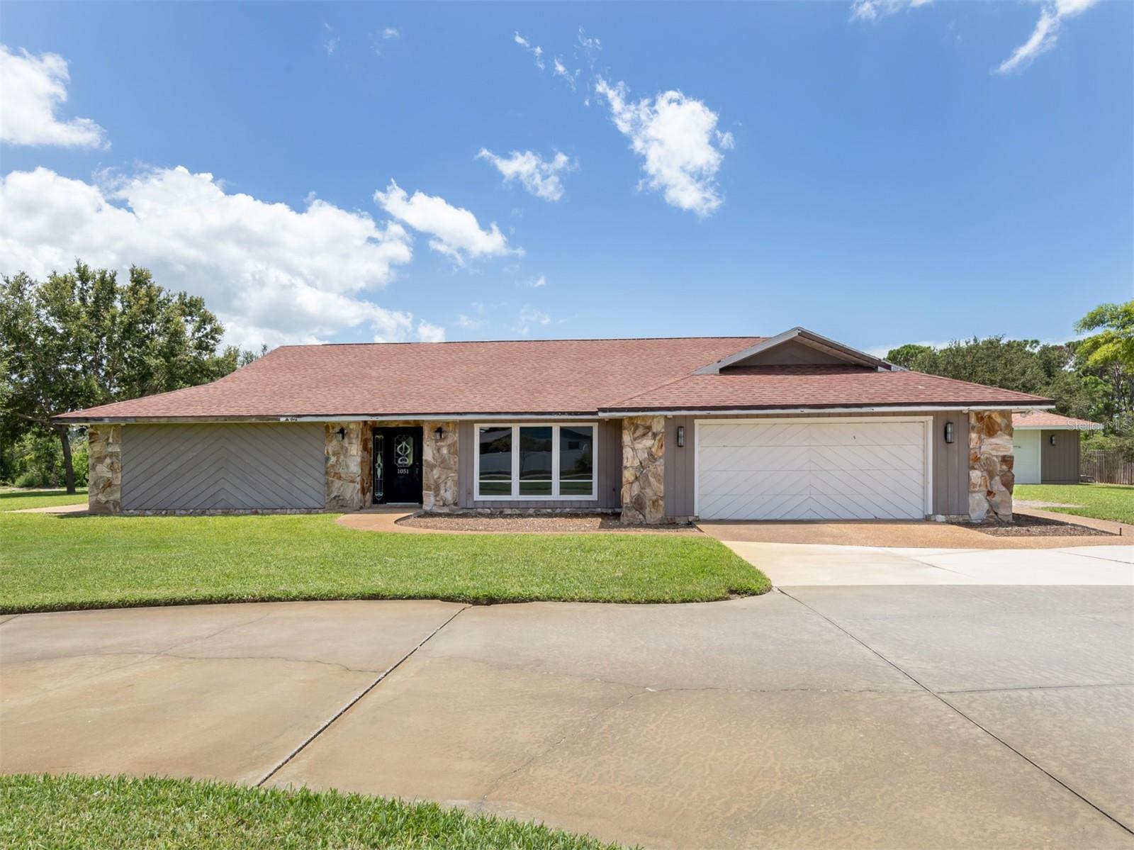 This three-bedroom, three-and-a-half-bath, ranch home sits on a spacious acre of property, ensuring ample room for outdoor activities and privacy. The property boasts a detached garage, perfect for those who enjoy tinkering or need extra storage space for all their toys. For those hot summer days, a refreshing saltwater pool awaits, allowing for endless hours of relaxation and enjoyment. Located in proximity to Manasota Key, this home offers easy access to beautiful beaches, shopping, and dining options. Plus, the circle driveway ensures plenty of parking space for family and guests. Some work is needed to make this house perfectly yours! This property truly offers the best of both worlds - peaceful living with the convenience of nearby amenities.