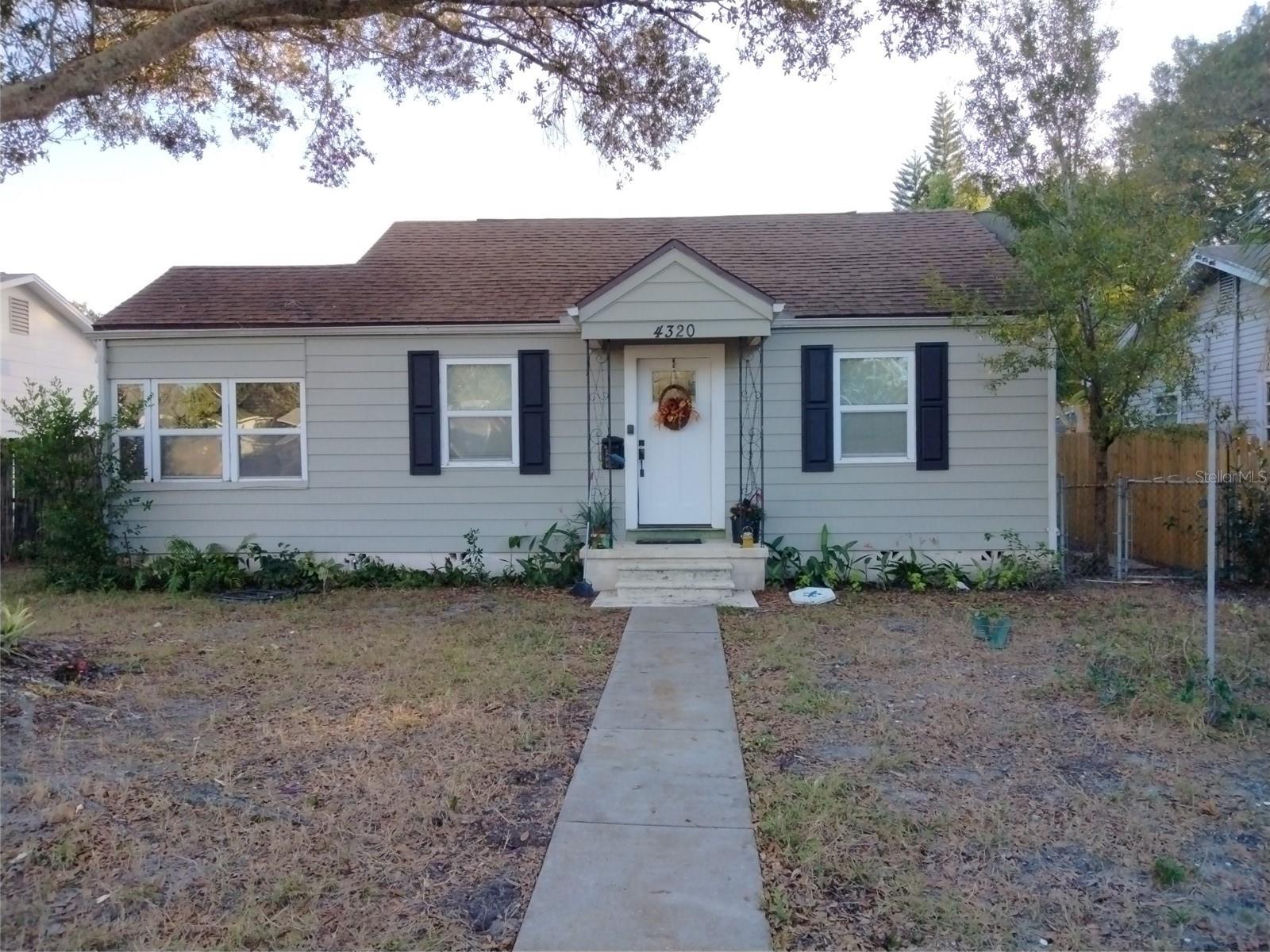 Back on the Market!  20K Reduction.  Attention Investors or Handymen! This property has excellent potential when updated. This charming 2-bedroom/1-bath bungalow with freshly painted exterior, and hardwood floors throughout (except in the kitchen), has a lovely bonus room that could be an office/exercise/Florida room.  There is a large fenced backyard to enjoy family entertaining, central heat & air needs repair, (currently using 2 window units).  The gas water heater and laundry hook-ups are located in the detached one-car garage.  Additional parking in rear. The roof was redone in 2002. This distinctive quaint community will make you feel at home. It is a short distance to the Historic Kenwood neighborhood, just minutes away from the downtown, pier, boating, fine restaurants, and all the entertainment the city has to offer. Perfect location for your next real estate investment.  - no seller financing, As-Is, Cash-only.