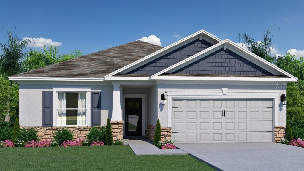 READY NOW!! MOVE IN READY NEW HOME!  JUPITER MODEL! This home includes tile floors in the main living areas, covered rear lanai, 9'4" ceiling height.  The Jupiter is an open floor plan with great room room, big secondary bedrooms and an impressive owners suite which has a huge walk-in closet. Well appointed kitchen includes all stainless appliances, hard surface countertops in kitchen and bathrooms, kitchen island overlooking the dining and great room. Indoor laundry room. 10 Year Structural Warranty, 1 year Builders Warranty & Manufacturers warranties are all included.