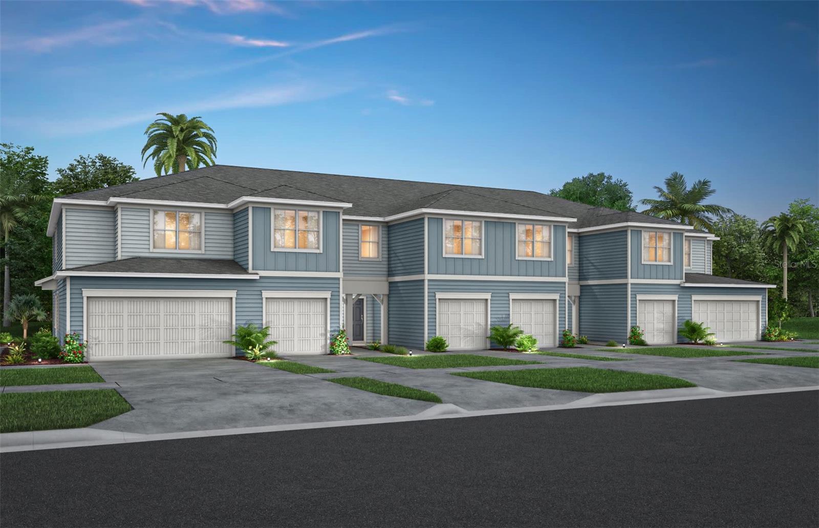 Welcome home to Hartford Terrace in Davenport! A new community in the flourishing city of Davenport will feature a collection of single-family homes and townhomes with a variety of onsite amenities and a location near everything – shopping, dining, entertainment, schools, and major highways. Located just off Highway 27, Hartford Terrace offers Smart Home technology in all homes, a resort style community pool with cabana, a sports field, playground, dog stations, walking trails, and 1-Gig high speed internet and streaming TV included in the HOA.

This gorgeous move-in ready interior-unit Springdale two-story townhome that features our Coastal exterior, Classic Calm design package, 3 bedrooms, 2 full bathrooms, a powder room, a single-car garage, a covered lanai, washer, dryer, refrigerator and window blinds. The spacious first floor is ideal for entertaining, featuring a powder room, open concept gathering room, café and kitchen and a covered lanai. The kitchen is equipped with a pantry, Trenton Flagstone cabinetry, Blanco Maple quartz countertops and beautiful Perla wood look luxury vinyl plank flooring. After a long day, retreat upstairs to your private oasis. The Owner's Suite features a spacious walk-in closet and en suite bathroom with a double sink quartz-topped coffee vanity, a linen closet, private water closet and walk-in shower. Two additional bedrooms, the secondary bathroom and the laundry are also on the second floor, offering privacy and space for everyone. Professionally curated design selections for this popular Springdale townhome include a washer, dryer, refrigerator, blinds, upgraded cabinetry with quartz countertops, designer tile accents in the kitchen and showers, wood look luxury vinyl in the living areas, soft, stain-resistant Ornamental Gate carpet in the bedrooms and second floor living areas and so much more!