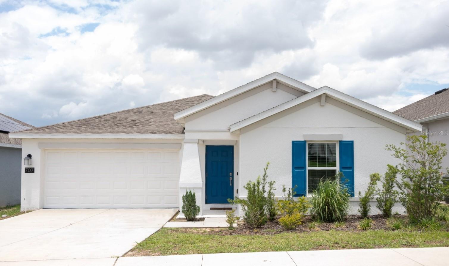 **Highly Motivated Seller**

Welcome to 707 Staffora Street, a beautifully maintained 2022-built single-family residence located in the highly desirable Magnolia Park community of Haines City. This move-in ready home offers the perfect blend of modern design, energy efficiency, and everyday comfort, making it an excellent choice for first-time homebuyers, growing families, or investors.

Featuring **3 spacious bedrooms, 2 full bathrooms, and approximately 1,555 square feet of thoughtfully designed living space**, this home showcases an open-concept floor plan that seamlessly connects the living room, dining area, and kitchen—creating an inviting space for entertaining guests or enjoying family time.

The stylish kitchen is equipped with **stainless steel Energy Star appliances**, abundant cabinet storage, generous counter space, and a functional layout that makes meal preparation both easy and enjoyable. The adjacent dining area overlooks the backyard, bringing in plenty of natural light.

The private owner's suite serves as a relaxing retreat with a spacious walk-in closet and an en-suite bathroom featuring dual vanities and a large shower. Two additional bedrooms provide flexibility for family members, guests, or a home office.

Throughout the main living areas, you'll find attractive **wood-finish plank tile flooring**, while the bedrooms has comfortable carpeting for added warmth. A dedicated laundry room includes a washer and dryer, adding everyday convenience.

One of the home's standout features is its **solar panel system**, helping reduce monthly electricity costs while providing a more energy-efficient lifestyle. Additional features include a two-car attached garage, modern finishes, and low-maintenance construction.

Situated just steps from the Magnolia Park community amenities, residents enjoy convenient access to the **community clubhouse, resort-style swimming pool, playground, and open green spaces**. The location also offers easy access to US-27, I-4, shopping centers, restaurants, medical facilities, schools, and Central Florida's world-famous attractions including **Walt Disney World, Universal Orlando Resort, and LEGOLAND Florida**.

Whether you're looking for a primary residence, a seasonal home, or an investment property, 707 Staffora Street offers modern living, exceptional convenience, and outstanding value in one of Haines City's fastest-growing communities.