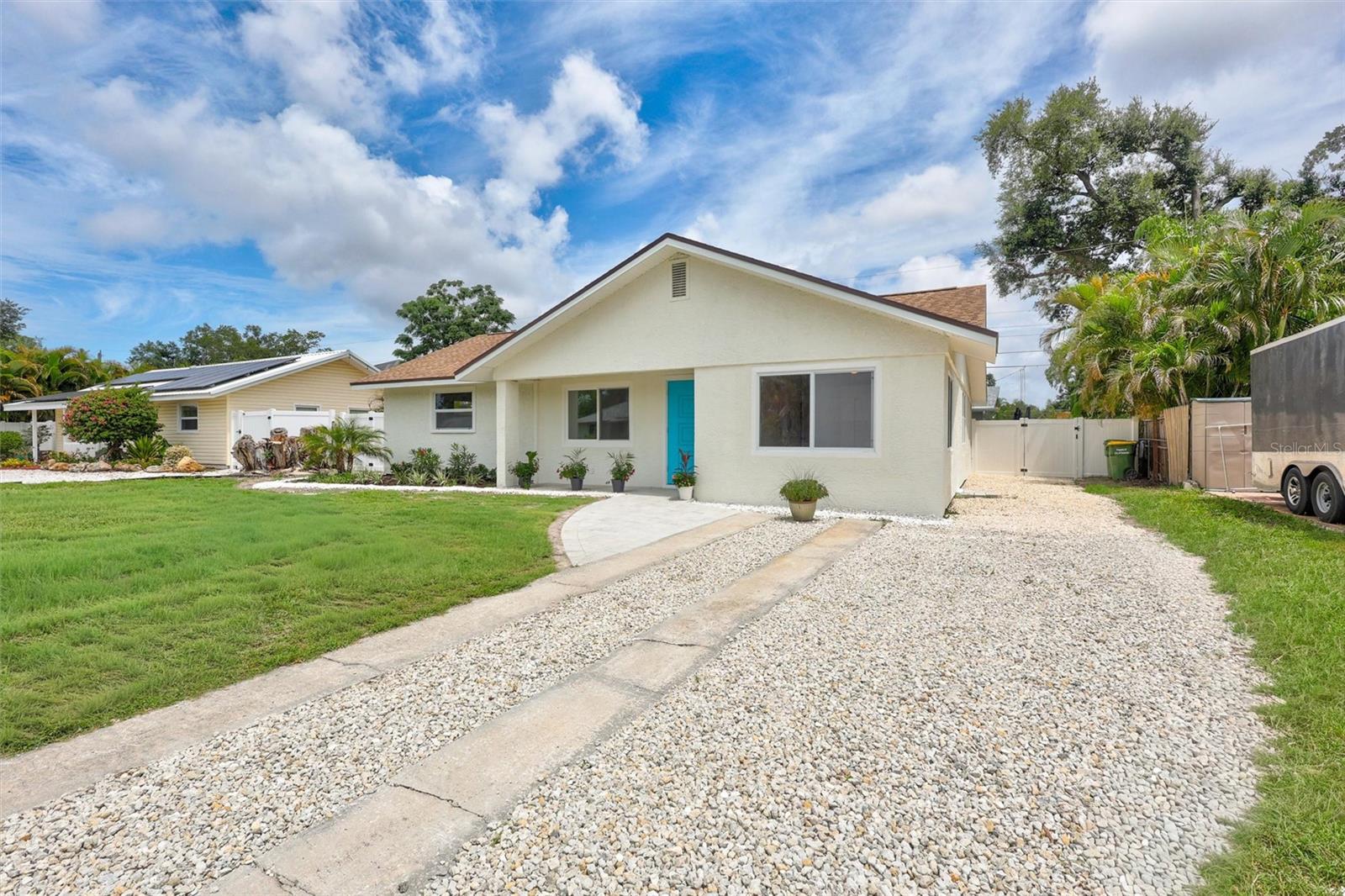 Welcome to Paver Park Estates, one of Sarasota's fastest-growing and most sought-after neighborhoods, where modern renovations meet an unbeatable location. Just minutes from Downtown Sarasota, Sarasota Bay, Payne Park, and the Legacy Trail, this beautifully renovated 4-bedroom, 2-bath residence offers approximately 1,850 square feet of thoughtfully designed living space in the heart of the city.

Completely transformed with extensive updates throughout, the home features a bright, open-concept floor plan highlighted by luxury vinyl plank flooring, recessed lighting, impact-rated windows, and a stunning shaker-style kitchen designed for both everyday living and entertaining. The kitchen boasts quartz countertops, a large center island, custom tile backsplash, and a full suite of Frigidaire appliances.

The spacious primary and guest bathrooms have been tastefully updated with custom tile work, quartz countertops, and premium rain shower fixtures, creating a spa-like atmosphere. Additional improvements include shaker-style interior doors, updated lighting and ceiling fans, a new HVAC system with all-new ductwork, upgraded electrical service with underground power, and numerous modern finishes throughout.

Step outside to your private backyard retreat featuring a newly constructed saltwater pool and spa, providing the perfect setting for relaxing, entertaining, or enjoying Sarasota's year-round sunshine.

Located less than a mile from Downtown Sarasota, residents can easily bike or walk to the city's vibrant dining, shopping, arts, and cultural attractions, including the Sarasota Opera, Marina Jack, Bayfront Park, and countless restaurants and boutiques. The world-renowned beaches of Siesta Key and Lido Key are only a short drive away.

Surrounded by new construction homes and luxury redevelopment, Paver Park continues to emerge as one of Sarasota's most exciting neighborhoods, making this property an exceptional opportunity for full-time residents, seasonal owners, or investors seeking a prime location with strong long-term upside.