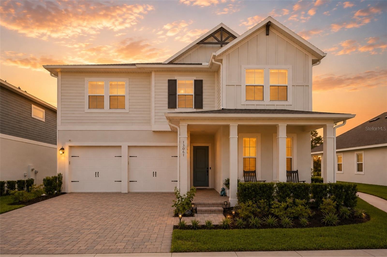 Better than new and move-in ready! Welcome to this beautifully maintained single-family home in the heart of Winter Garden, offering the perfect blend of modern style, thoughtful upgrades, and an unbeatable location just minutes from Disney, premier shopping, dining, and major roadways.

Built recently, this home offers all the benefits of new construction without the wait or uncertainty of builder timelines. Step inside to discover a bright, open-concept floor plan featuring soaring ceilings, abundant natural light, luxury vinyl plank flooring throughout the main living areas, and premium upgraded carpet in the bedrooms and upstairs living spaces.

The stunning kitchen is designed for both everyday living and entertaining, showcasing quartz countertops, upgraded appliances, a gas range, custom pantry organization, additional recessed lighting, and a spacious island overlooking the main living area.

The first-floor primary suite provides a private retreat with custom-designed closets and the convenience of a laundry room that connects directly to the primary closet. Upstairs, you'll find a versatile loft, an additional flex space perfect for a home office, playroom, or media room, plus easy attic access from both the first and second floors for added storage.

Outside, enjoy a fully fenced backyard offering privacy and room to relax, entertain, or play. Additional upgrades include a whole-home water softener system, upgraded blinds throughout, a spacious two-car garage, and numerous thoughtful builder enhancements that make this home truly stand out.

Impeccably maintained and showing like a model home, this property is the perfect opportunity to enjoy a nearly new home in one of Central Florida's most desirable communities. Schedule your private showing today and experience everything this exceptional Winter Garden home has to offer!