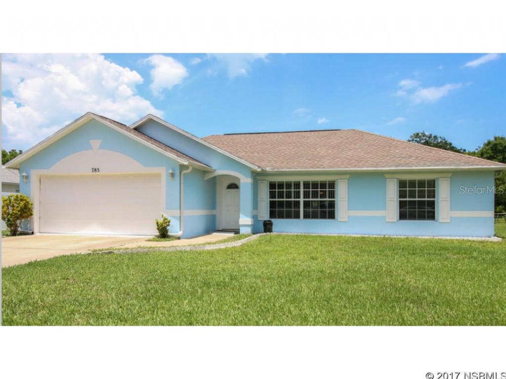 This solid home on a quiet cul-de-sac in Holly Hill is a true hidden gem. Well-maintained and featuring lots of upgrades, you need to see this house to believe it. Enjoy the spacious backyard with space between you and your neighbors, including 2 concrete patios and an outdoor shower! Some the of features include: vaulted living room ceiling, extra durable Elastomeric paint on exterior, rain gutters installed in 2012, manual hand pump hooked into well, new heavy duty attic ladder, and an extra heavy duty roof on the enclosed porch/4th bedroom. Additional hidden storm/safe room offers extra safety in any situation. Make sure you see it today!