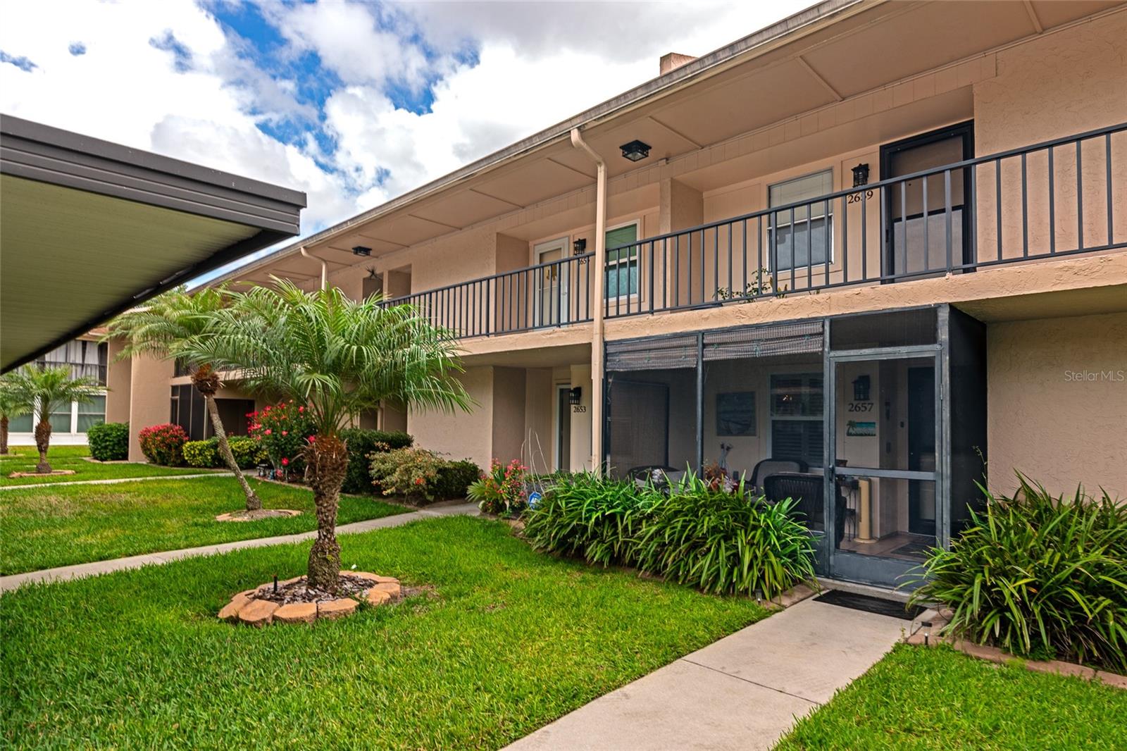 Well kept and updated first level condo. The kitchen has been updated cabiinets and countertops. The primary bathroom has been updated as well. This unit come partially furnished. Parking couldn't be easier with a carport parking spot right in front of the unit. The front porch has been screened in for the morning coffee and book. All the kitchen appliances convey including the washer and dryer. This community offers a community pool, community center that offers a pool table and fitness area.