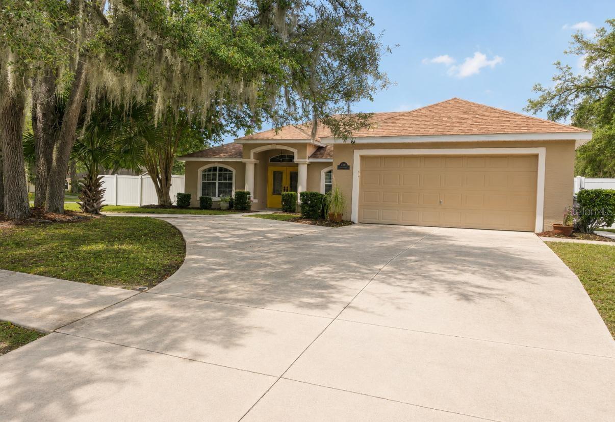 SILVERWOOD POOL HOME – Upgraded, Private & Move-In Ready- 
Location, Location, Location! Nestled in the highly DESIRABLE SILVWERWOOD community within the TAVARES SCHOOL DISTRICT, this beautifully maintained 3-bedroom, 2-bath POOL HOME with a spacious office/den offers the perfect blend of comfort, privacy, and QUALITY UPGRADES.
Situated on a LARGER CORNER LOT in a SECLUDED subdivision of just 49 homes, this property provides a rare combination of mature trees, generous lot sizes, and neighborhood charm that is increasingly difficult to find in newer developments.
From the moment you arrive, you'll appreciate the home's impressive curb appeal, featuring a WIDE AND LARGE CIRCULAR DRIVEWAY like no other in this community, DOUBLE GLASS FRENCH DOORS welcomes you to enter this immaculate home.
Recent upgrades include a NEWER ROOF WITH UPGRADED SHINGLES (2023) and NEWER TRANE AIR CONDITIONING (2022), along with COMPLETE interior and exterior PAINTING using PREMIUM Sherwin-Williams Emerald paint. Pool Hayward Turbo cell SALT system and Acqua Rite Electronic Chlorine Generator.
Inside, the open-concept floor plan showcases vaulted ceilings, split bedrooms, a formal dining room, and an eat-in kitchen equipped with NEWER stainless-steel appliances with plenty of cabinet space and pantry for storage. The spacious den with French doors and ABUNDANT NATURAL LIGHT is perfect for a home office, study, or flex space. High quality flooring throughout, tile in wet areas, and ceiling fans in every bedroom, living area, den, and lanai add to the home's comfort and functionality. A dedicated spacious laundry room with newer Whirlpool stainless steel washer and dryer conveniently located in the home as soon as you enter from the garage. Spacious garage with additional side-entry door with concrete walkway leading to circular driveway and backyard.
The spacious primary suite features elegant tray ceilings, a large walk-in closet with custom shelving, a linen closet, dual vanities, a garden tub, and a separate shower.
THE TRUE HIGHLIGHT OF THIS HOME IS THE SPECTACULAR OUTDOOR AREA. Sliding glass doors open to a massive 55' x 22' SCREENED POOL DECK complete with a beautiful waterfall feature, concrete curbing along the entire pool screen with river rocks, covered 25 x 8 LANAI and a HIGH-QUALITY PRIVACY FENCE that belongs to this property. Designed for entertaining, this space has hosted countless family gatherings and celebrations while still leaving plenty of backyard space for recreation and relaxation. So many options to be explored in the SPACIOUS PRIVATE BACKYARD ready for a playground set for the little ones or a charming outdoor fire pit set for the entire family during cooler nights. If you enjoy gardening, this is the perfect space with lots of sunshine to plant beautiful trees and flowers.
Conveniently located near Silver Lake, residents can enjoy scenic morning walks, local shopping, and nearby Tavares parks with stunning lake views and outdoor activities. This home is also in a perfect location to enjoy Tavares, Mount Dora, The Villages and Disney World. Leesburg International Airport is located 10 min away. Beautiful beaches can be reached within 90 minutes.
This exceptional home is move-in ready and waiting for its next family to create lasting memories. Schedule your private showing today and experience the privacy, space, and lifestyle that make SILVERWOOD one of the area's most sought-after communities.
