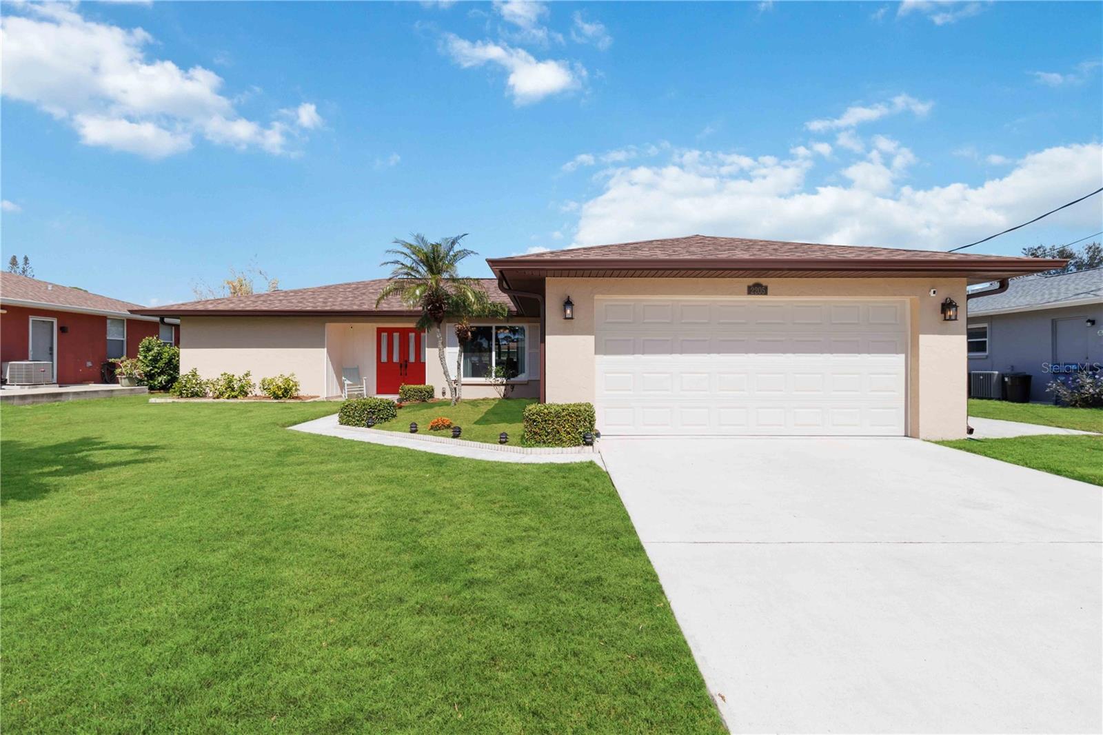 Discover the allure of refined and renovated living at 2205 Pinehurst St, Sarasota, FL 34231—a meticulously renovated home presenting modern charm and comprehensive upgrades. Situated in the esteemed Gulf Gate Estates and spanning 1,784 sqft, this residence features three bedrooms, two bathrooms, and an array of facilities tailored for a comfortable lifestyle.

Upon entering, you are greeted by an open concept layout with vaulted ceilings and abundant natural light streaming through a wall of retractable sliders, enhancing the wood burning fireplace situated in the living room. With the integration of hurricane windows and doors throughout guarantees both safety and tranquility. Hard-wearing new laminate flooring underpins the space, blending seamlessly with the elegant granite countertops and stainless-steel appliances in the kitchen. This culinary space is designed for convenience and sociability, featuring a breakfast counter, an eat-in kitchen area, and direct access to the refined covered lanai—perfect for effortless indoor-outdoor living.

The primary bedroom is a private retreat, completed with an en-suite bathroom equipped with a skylight, and a spacious walk-in closet. The home's thoughtful split floor plan ensures privacy and functionality.

Outside, the property showcases pristine landscaping on a spacious lot, offering a patio for gatherings and a lanai for relaxed afternoons. The fitness room adds a dedicated space for health and wellness right at home.

Closeness to top-rated amenities enriches this home’s appeal. Riverview High School lies just minutes away, ensuring premier educational opportunities. Daily conveniences and shopping are easily accessible at Sprouts Farmers Market, and leisurely days can be spent exploring nearby Siesta Key or Gulf Gate. Additionally, the location provides easy access to Tamiami Trail and I-75, simplifying commutes and travels.