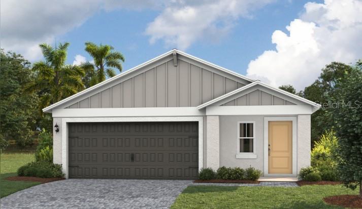 One or more photo(s) has been virtually staged. Under Construction. Magenta 
BELOW MARKET INTEREST RATES with use of Seller's Preferred Lender.
Feel at home with the Magenta, a single-story home with 3 bedrooms, 2 bathrooms, and a 2-car garage. This layout is a true gem, seamlessly blending modern comfort with Florida charm. Open concept living dazzles with luxury vinyl plank flooring throughout the main living areas. The kitchen, featuring quartz countertops, new stainless-steel appliances and ample storage overlooks the dining and living area. A dreamy, covered lanai, accessible through sliding glass doors, invites you to take full advantage of the Florida climate. The owner’s suite boasts double vanities, a walk-in shower and a substantial walk-in closet, while the additional bedrooms and full bathroom are located off the kitchen for added privacy. With a laundry room  located off the foyer, a smart thermostat with voice control to maintain energy efficient living, and professionally curated landscaping, the Magenta is designed to make every day extraordinary.  
Beyond the home, Pasadena Woods enhances everyday living with amenities designed for both relaxation and recreation. Residents can enjoy pickleball courts, a resort-style pool, a dog park, a tot lot, walking trails, and curated lifestyle programming—all thoughtfully planned to foster connection and community. Ideally situated near local parks, The Grove, KRATE, and major commuter routes, Pasadena Woods puts shopping, dining, entertainment, and everyday conveniences within easy reach. 
Images shown are for illustrative purposes only and may differ from actual home. Completion date subject to change.
Contact or make an appointment for more details on interest rates.