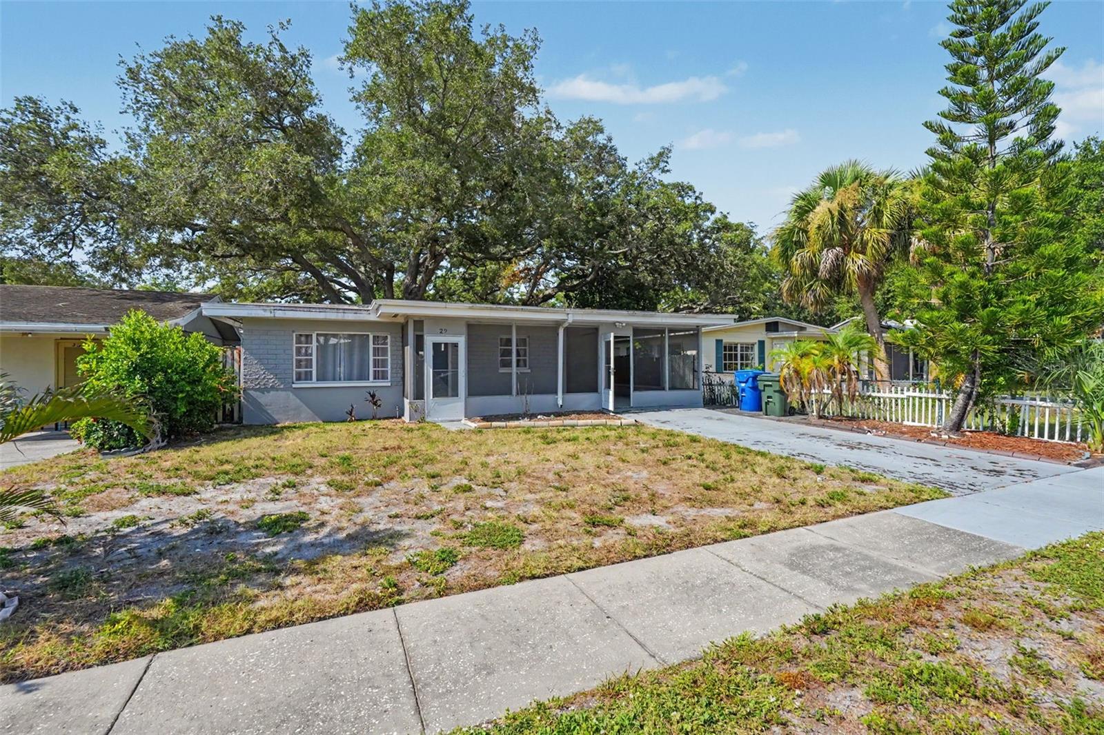 Move-in ready • Block construction • No HOA • Large backyard • Luxury vinyl flooring • Central A/C • Converted covered screened-in carport/patio • Public water & sewer • Centrally located near shopping, dining, schools, parks, and major roadways.