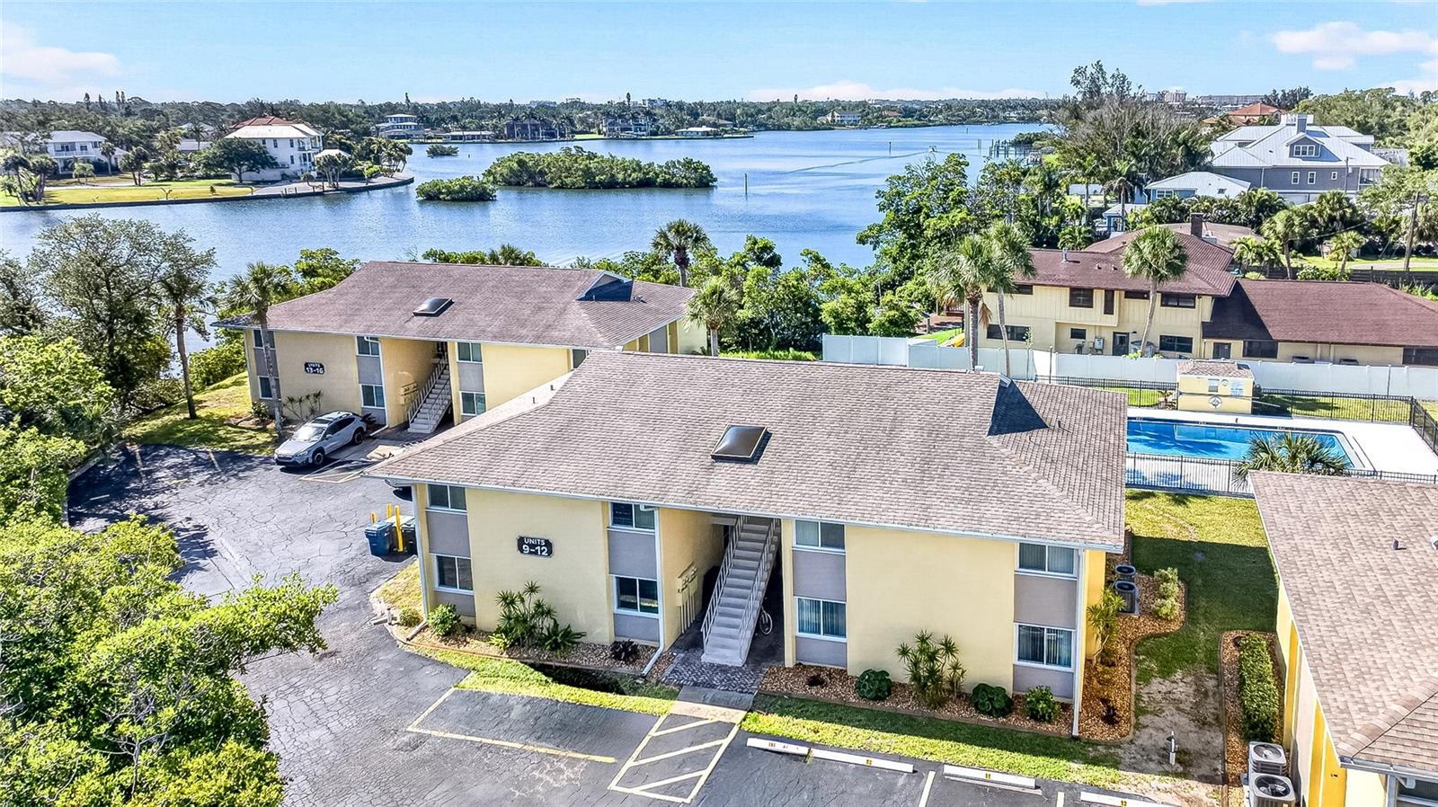 Discover easy coastal living at Lyons Cove, a charming West of the Trail condo community just minutes from Nokomis Beach. This bright and cheerful 2-bedroom, 2-bath first-floor condo offers the perfect blend of comfort, convenience, and relaxed Florida living near waterfront restaurants, local favorites, and the Gulf beaches. Tucked within an intimate 16-residence community, this updated and move-in ready condo is ideal as a full-time residence or seasonal escape.
Designed for easy living, the desirable first-floor location makes everyday life effortless. Grab your bike and beach gear and head right out the door with no stairs to navigate. Whether returning from the beach or unloading groceries after a day out, the convenience of first-floor living truly stands out in this community.
Inside, the home features two sizable bedrooms, an inviting open layout, and beautiful southern exposure that fills the condo with natural light throughout the day. Additional features include a spacious walk-in closet in the primary bedroom, two full bathrooms, a convenient linen closet near the guest bath, two separate entrances for added functionality, plus a laundry /utility room with extra storage. The lanai overlooks the community pool, creating a relaxing setting for morning coffee or evening unwinding. Sold turnkey furnished, this condo is ready to enjoy from day one.
Residents of Lyons Cove enjoy a community dock, limited boat slips (first-come, first-served basis), along with separate kayak storage and launch access, a fishing dock, and heated community pool. The intimate size of the community creates a peaceful and welcoming atmosphere just moments from the beach.

Whether you are searching for a beach-area retreat, seasonal getaway, or low-maintenance full-time residence, this West of the Trail condo offers an exceptional opportunity to enjoy the best of the Nokomis area in a location that is hard to beat. Schedule your private showing today.