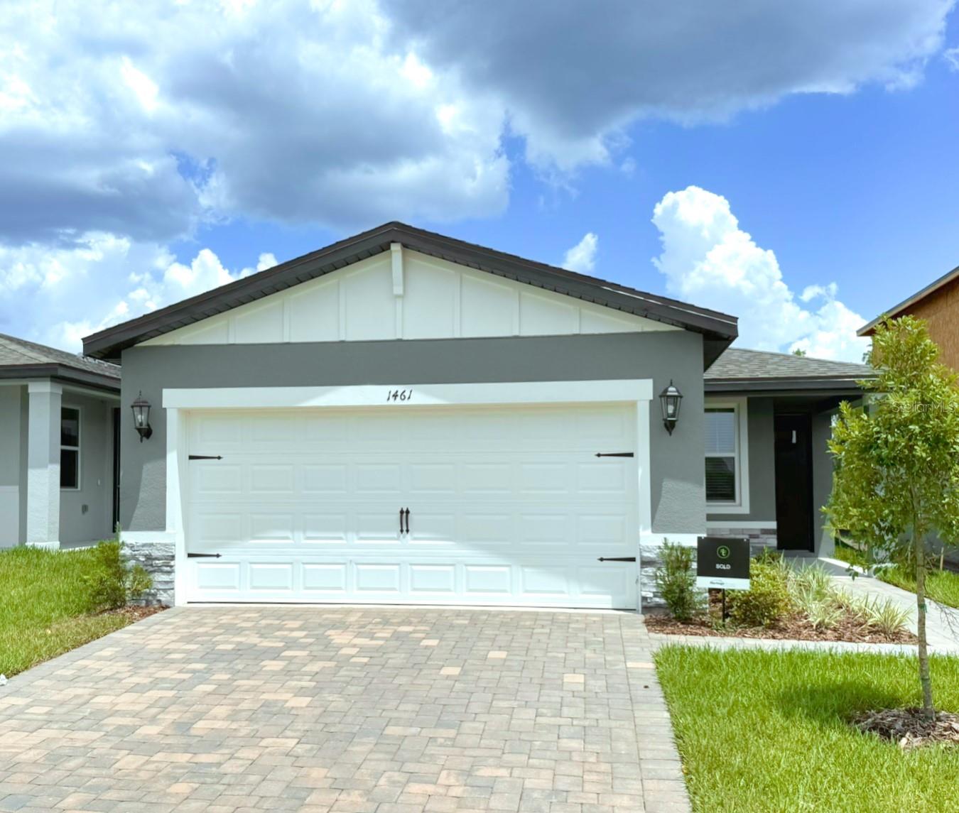 Brand-New Energy-Efficient Home in Two Rivers – Premier Series. Discover the perfect blend of style, comfort, and efficiency in this brand-new home featuring the thoughtfully designed Olympic floorplan. The open-concept layout seamlessly connects the spacious great room, modern kitchen, and dining area, creating an inviting space that's ideal for everyday living and entertaining. The private primary suite offers a relaxing retreat with a generous walk-in closet and a spacious walk-in shower. Built with innovative, energy-efficient features, this home is designed to provide lower utility costs, enhanced comfort, improved indoor air quality, and lasting peace of mind. Imagine stepping out your front door and having the community's premier amenities just moments away. Perfectly positioned in one of the neighborhood's most desirable locations, this home offers a lifestyle that feels like a year-round vacation. Resort-Style Pool – Take a refreshing swim, soak up the Florida sunshine, or unwind poolside just steps from home. Elegant Clubhouse – Enjoy a beautifully designed gathering space ideal for meeting neighbors, hosting events, or simply relaxing. Playground – A fun and convenient play area where little ones can laugh and explore, only seconds away. Pickleball Courts – Whether you're a seasoned player or just getting started, enjoy friendly matches on the nearby courts whenever you like. This exceptional location combines comfort, convenience, and recreation, making it easy to enjoy the very best of community living every single day