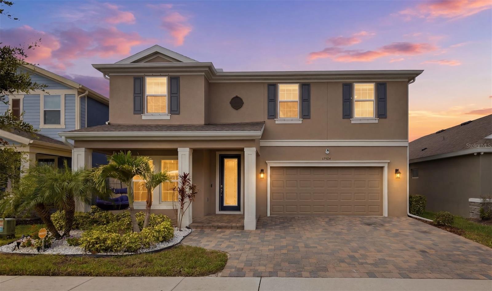 Perfectly positioned on one of Bexley’s most exceptional homesites, this Homes by WestBay home, built in 2023, captures expansive water and conservation views from nearly every room. Natural light fills the home, while the views create a setting that feels peaceful and private.

At the heart of the home, the oversized island kitchen features extensive cabinetry, generous prep space, and an effortless connection to the great room and dining area, making it the natural gathering place for everyday living and entertaining. A private home office on the main level provides a quiet place to work or study.

Upstairs, a spacious loft is complemented by three additional bedrooms and the owner’s suite, where the water and conservation views continue. The spa-inspired bath features dual vanities, a soaking tub, a spacious walk-in shower, and an impressive walk-in closet.

Designed to make the most of the exceptional setting, the screened lanai and extended paver patio extend the living space outdoors. The fully fenced backyard provides plenty of room to play, entertain, or simply enjoy the peaceful surroundings, with expansive water and conservation views creating a backdrop that’s both private and picturesque.

Additional highlights include a striking electric fireplace, fresh interior paint, an epoxy-coated garage floor, overhead garage storage racks, and a garage prewired for a Tesla charger. Tasteful finishes throughout complete the home.

Life in Bexley is about more than beautiful homes. Miles of scenic trails connect parks, playgrounds, dog parks, open green spaces, and resort-style amenities throughout the community. The Bexley Club serves as the heart of the neighborhood with a state-of-the-art fitness center, game room, year-round community events, and the popular Twisted Sprocket Cafe. Top-rated schools, everyday conveniences, and quick access to the Veterans Expressway make it easy to enjoy everything Tampa Bay has to offer while coming home to one of the area’s most sought-after master-planned communities.