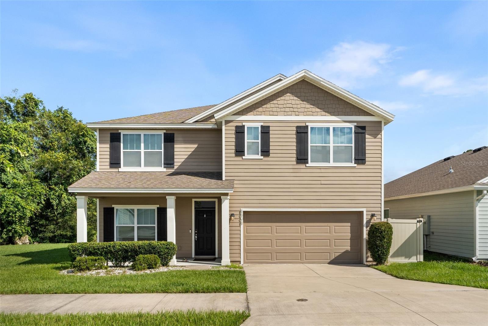 Welcome to Chestnut Village — Gainesville, FL

This beautifully updated two-story, 5-bedroom, 2-car garage, FENCED IN backyard home is move-in ready and packed with upgrades that set it apart.

JUST UPDATED:
Brand-new Luxury Vinyl Plank (LVP),
Freshly painted interior — clean, bright, and ready for you to move right in

The open-concept main floor is designed for effortless living — the kitchen flows naturally into the living room, with a separate dining room and a private outdoor lanai perfect for relaxing or entertaining.

The well-appointed kitchen features stainless-steel appliances including a refrigerator, built-in dishwasher, electric range, and microwave — everything you need from day one.

Upstairs, the Owner's Suite offers a quiet, private retreat complete with an ensuite bathroom and a Walk In Closet. Bedrooms 2, 3, and 4 are conveniently located near the upstairs laundry room, which comes equipped with a washer and dryer. A flexible 5th bedroom on the main floor sits adjacent to a full bath, ideal for guests, in-laws, or a home office.

SOLAR ENERGY PANELS INCLUDED — This home is equipped with fully installed solar panels, significantly reducing your monthly electric bill.
Nestled in the charming Chestnut Village community, just minutes from the heart of downtown Gainesville — the perfect blend of neighborhood comfort and urban convenience.