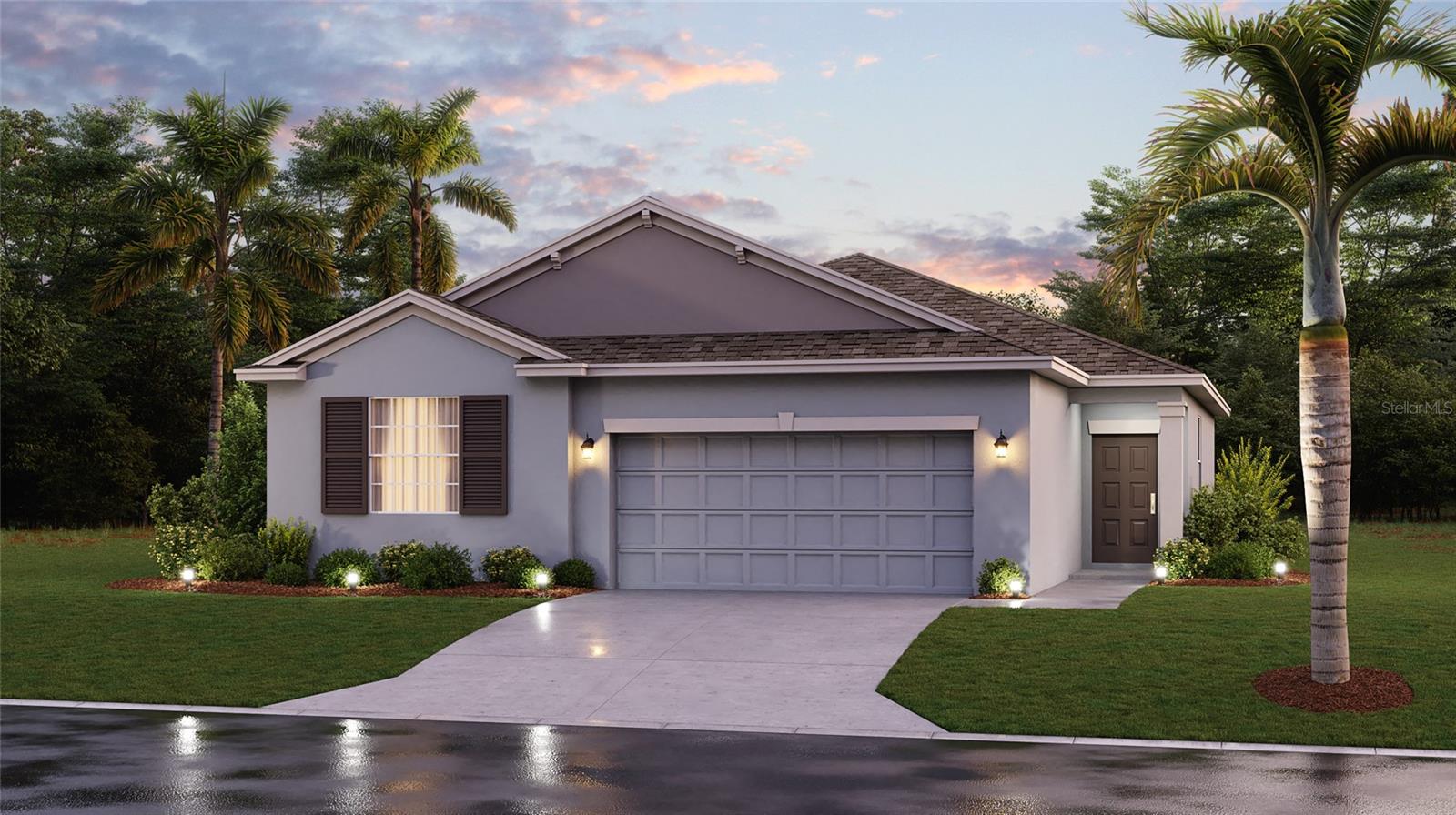 Under Construction. Isn't it time you elevated your lifestyle, with an upscale and unbelievably spacious floor-plan? This amazing home is complete with 4 bedrooms and 2 bathrooms. The heart of the home has a center island and overlooks the cafe and family room, which is great for entertaining.  The owner suite features a large bedroom connected to a bathroom with his and her sinks and a roomy walk-in closet. A4 2-car garage provides convenience as well as additional storage if needed. This home comes fully equipped with Everything Included Features like new appliances, solid surface countertops throughout and oversized tile flooring in the wet areas. Welcome to Leoma’s Landing, the perfect place to raise a family or retire. In a prime location, residents can access an array of parks, lakes and attractions such as Bok Tower Gardens and Lake Kissimmee State Park. For those who enjoy shopping, dining out and entertainment, Historic Downtown Lake Wales is just moments away.
