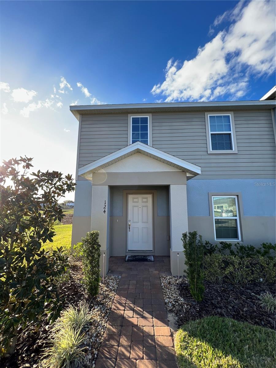 Move-in ready! Beautiful 4-bedroom, 3-bathroom townhome located in the gated community of Williams Preserve in Davenport. This spacious home features an open-concept floor plan, a modern kitchen with granite countertops and stainless-steel appliances, a first-floor bedroom and full bath. Access to the community pool and playground. Conveniently located near I-4, Champions Gate, Posner Park, shopping, dining, golf, and supermarkets. Don't miss this opportunity schedule your showing today!