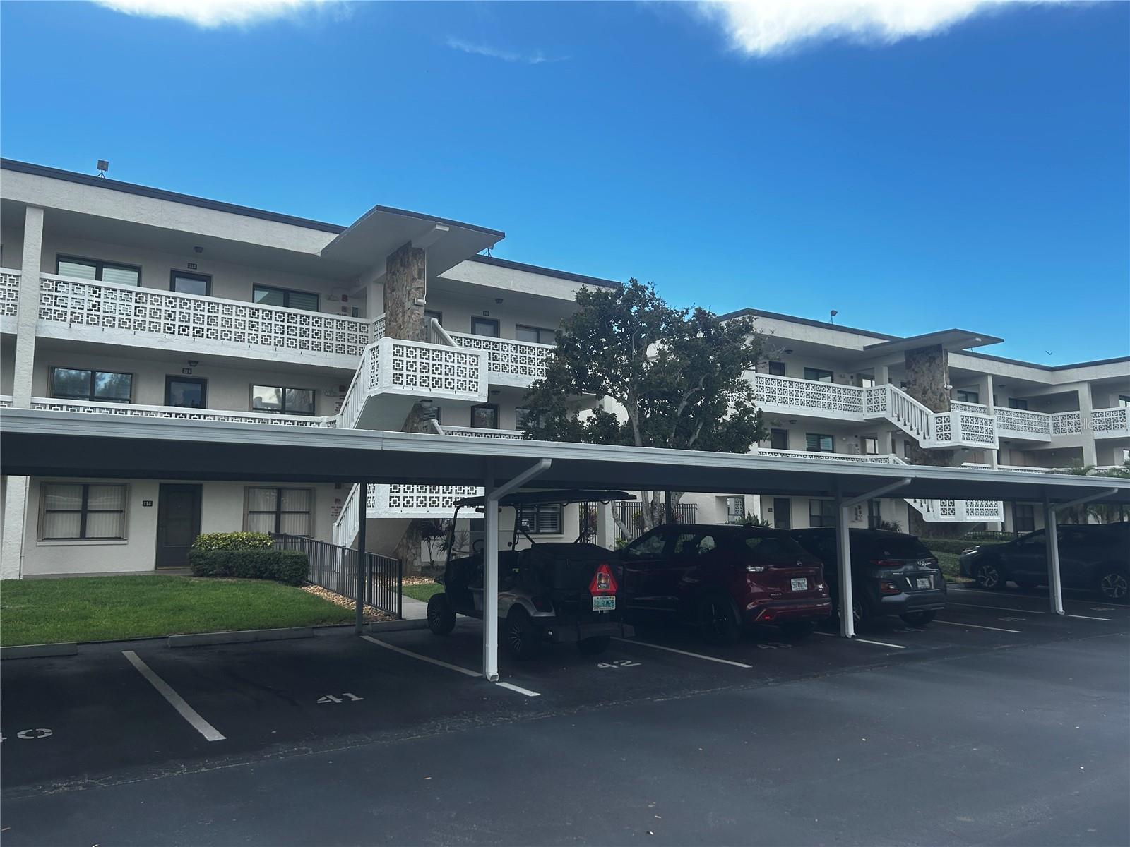 Welcome to one of the most desirable buildings in Winston Park NE. There was no flooding during 2024 storms and there are currently no assessments. HOA fee of $514/month includes cable, internet, water, sewer, trash, pool maintenance, and exterior maintenance — low-maintenance Florida living at a predictable monthly cost.This 2-bedroom, 2-bath condo features a screened balcony overlooking the pool and offers a rare opportunity to create your own vision in one of NE St. Pete's most sought-after 55+ communities. This property is being sold as-is and is in need of a complete renovation. The unit has termites and damage which will require restoration down to the studs, making it an ideal project for investors, contractors, or buyers looking to customize every detail. The location and community amenities are what make this opportunity so special. Winston Park NE is a highly active 55+ community offering regular social events, a heated pool for year-round swimming, shuffleboard courts, and a welcoming clubhouse. Each floor has its own laundry room plus a bonus storage closet for added convenience. You'll have your own reserved covered parking right out front.   You'll be just minutes from Publix, Wholefoods, CVS, the Y,  restaurants, golf courses, and vibrant downtown St. Petersburg. The Tampa International Airport and the Performing Arts Center are right over the bridge, making entertainment and culture easily accessible.  Bring your vision and discover all that Winston Park NE has to offer!