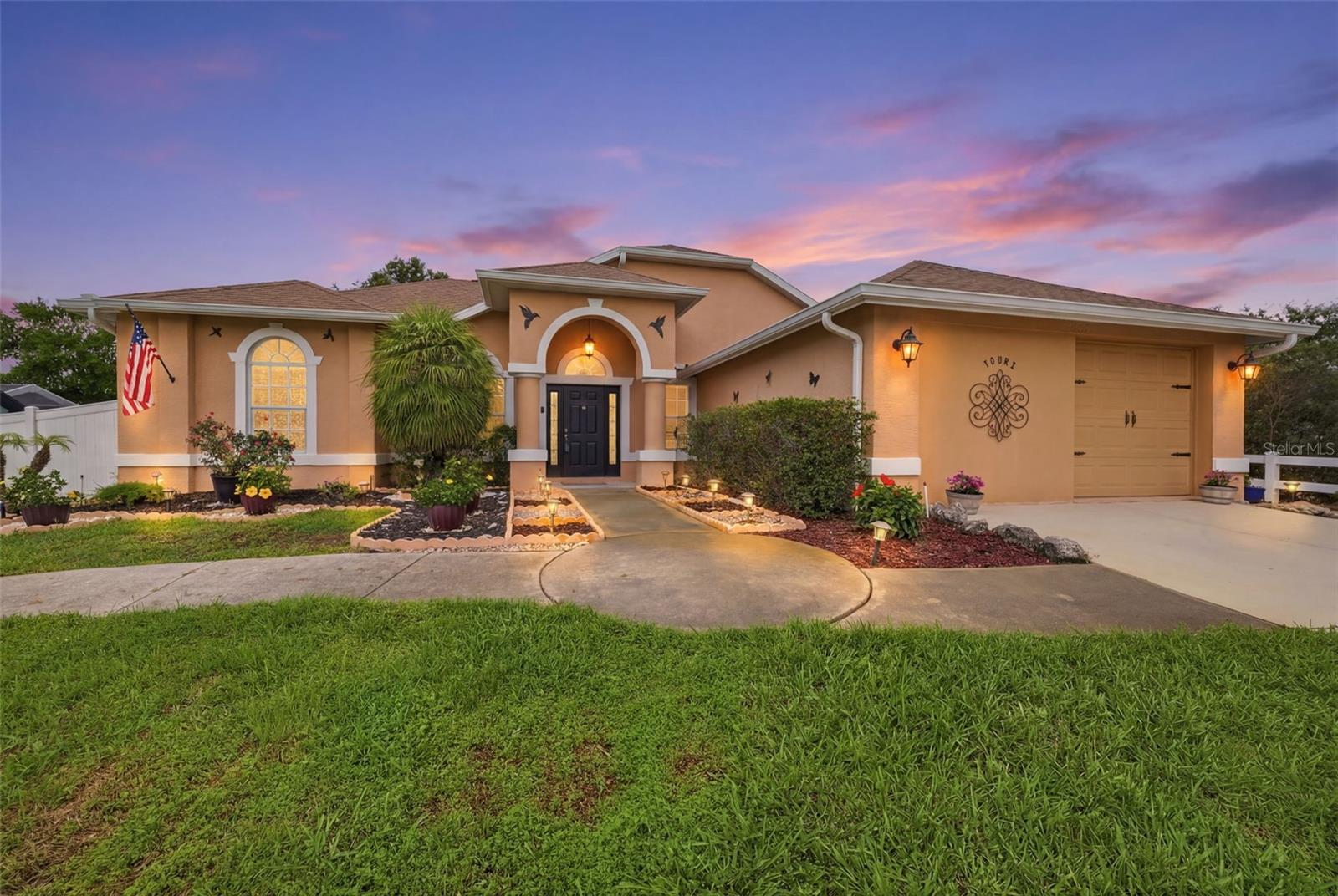 Positioned on a spacious corner lot with dual driveway access from both Spring Hill Dr. and the quieter side street (Argo Ave), this beautifully maintained 3-bedroom, 2-bath pool home offers convenience, flexibility, and exceptional outdoor living. The second driveway provides easy everyday access while adding extra parking options for guests, recreational vehicles, or hobbies.

Inside, you'll find nearly 1,900 square feet of thoughtfully designed living space featuring a split-bedroom floor plan, vaulted ceilings, an inviting living room with an electric fireplace, a formal dining area, and a kitchen with breakfast nook overlooking the pool. A bonus room and dedicated office provide flexible space for working from home, hobbies, a playroom, or additional living space.

Step outside to your own private backyard retreat. The screened in pool is complemented by an expansive covered lanai, creating the perfect setting for relaxing or entertaining year-round. Beyond the pool enclosure, the fully fenced backyard offers an additional outdoor oasis complete with a paver patio, fire pit, mature tropical landscaping, storage shed and finished RV port.

Additional highlights include irrigation, rain gutters, no HOA, and a location convenient to the Suncoast Parkway, shopping, restaurants, schools, and everyday amenities. This home combines space, functionality, and outdoor living in one of Spring Hill's most convenient locations.