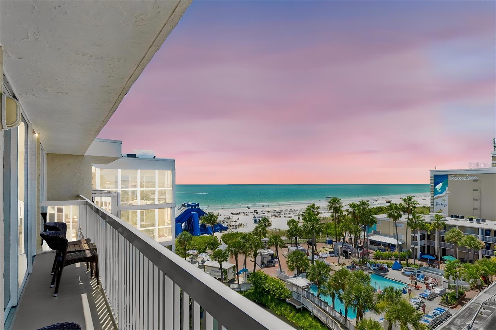 Rarely Available PENTHOUSE.....2BED/LIVING ROOM/3Bath/Balcony at TradeWinds Island Resorts – Spectacular Gulf & Beach Views and terrific rental income history!
Experience the ultimate in beachfront ownership with this exceptional penthouse at the iconic TradeWinds Island Resorts on world-famous St. Pete Beach. Breathtaking views of the Gulf of Mexico, sugar-sand beaches, and the resort's tropical grounds, along with a history of investment potential in one extraordinary package!
Beautifully appointed and completely turnkey, this spacious penthouse accommodates up to eight guests and features two bedrooms, including a primary suite with a king bed and a guest bedroom with two queen beds, a separate den with sleeper sofa, dining area, three full bathrooms. The expansive balcony provides front-row seating for unforgettable sunsets, sparkling Gulf waters, and the vibrant resort atmosphere below.
Unlike a timeshare, this is a fee-simple condominium that you own. Owners can enjoy up to 28 days of personal use annually while benefiting from participation in the resort's professionally managed rental program, providing the opportunity to generate income to offset ownership expenses. The villa is fully furnished and professionally maintained, beautifully decorated, and includes daily housekeeping and resort services—allowing for truly effortless ownership with monthly rental income distributions.
Situated on approximately 40 tropical acres and 1,600 feet of pristine Gulf frontage, TradeWinds Island Resorts is one of Florida's most recognized beachfront destinations. Resort amenities include nine swimming pools, fifteen restaurants and dining venues, a full-service spa, fitness center, pickleball courts, beach cabanas, watersports, family activity programs, live entertainment, and endless opportunities for recreation and relaxation. Located within 30minutes to Tampa airport, major sports & spring training & entertainment venues, museums, shopping and world-class dining establishments.
Known as a premier destination for weddings, conventions, family vacations, and memorable beachfront getaways, ownership also includes valuable owner privileges such as discounts on dining, beverages, and resort activities. Potential tax advantages, 1031 Exchange or self-directed IRA opportunities may further enhance the investment appeal.
Whether you're seeking a beachfront retreat for family gatherings, a legacy property to create lasting memories, an income-producing investment, or the perfect combination of all three, this penthouse villa presents a rare opportunity to purchase.
THIS is Florida Gulf-front living!  *** JUST LET GO ***