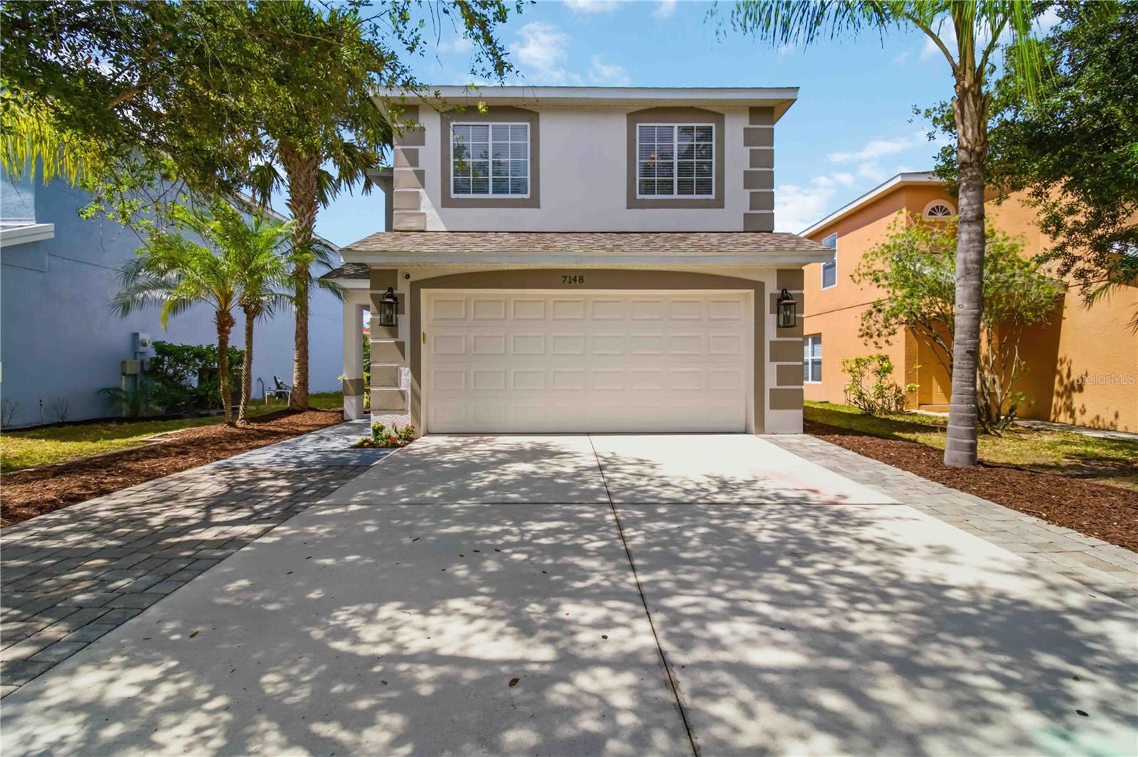 Welcome to this beautifully maintained 3-bedroom, 2.5-bath home located in the highly desirable Lighthouse Cove at Heritage Harbour in Bradenton! Offering a spacious and functional layout with a separate family room, this home is perfect for both everyday living and entertaining. The updated kitchen adds modern style and functionality, while major improvements including a NEW ROOF (2023) and NEW AC (2022) provide peace of mind for years to come. Step outside to your fenced backyard featuring lush privacy hedges and a playground area ready for little ones to enjoy, the perfect space for relaxing, entertaining, or family fun. Residents of Lighthouse Cove enjoy an active Florida lifestyle surrounded by beautiful lakes, scenic walking trails, and meticulously landscaped grounds that create a peaceful and inviting atmosphere. The community features soccer fields, Little League baseball diamonds, a Frisbee golf course, and a massive renovated playground. Golf enthusiasts will appreciate the nearby Heritage Harbour Golf Course and the 18-hole championship course at Stoneybrook Golf Club. Conveniently located just minutes from Costco, Target, shopping, dining, and everyday conveniences, including I75, this home offers the perfect combination of comfort, recreation, and location. Whether you're looking for family-friendly amenities or a tranquil neighborhood setting, this home delivers the best of Florida living.