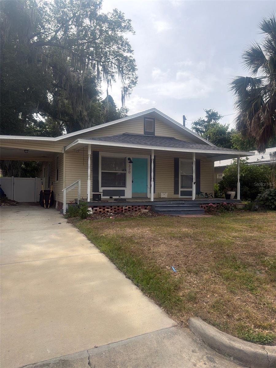 Walking distance to downtown and local shops. Home has wood floors, central heat and air, and a nice size kitchen with separate dining room. Home needs a little bit of TLC, but would be an amazing home in and up and coming area.