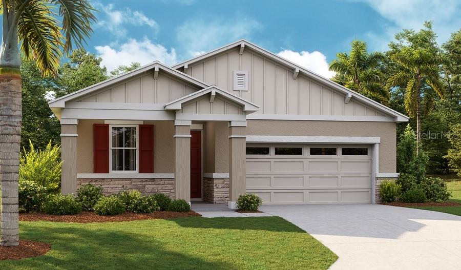 Under Construction. Great size 4 bedroom ranch plan. Owner’s bedroom tucked at the back of the home for privacy with walk-in shower and a grand walk-in closet. Open great room with kitchen and dining flowing together all open up to a covered patio for outdoor entertaining. The kitchen includes an oversized island with a spacious pantry. Entryway includes a coat closet for extra storage., Interior finishishes include 42'White Kitchen cabinets/Stainless Steel Appliances/6x24 Tile Flooring in all common areas/ Quartz Countertops in kitchen. Blinds, Washer, and dryer included. ASK ABOUT BELOW-MARKET INTEREST RATES!