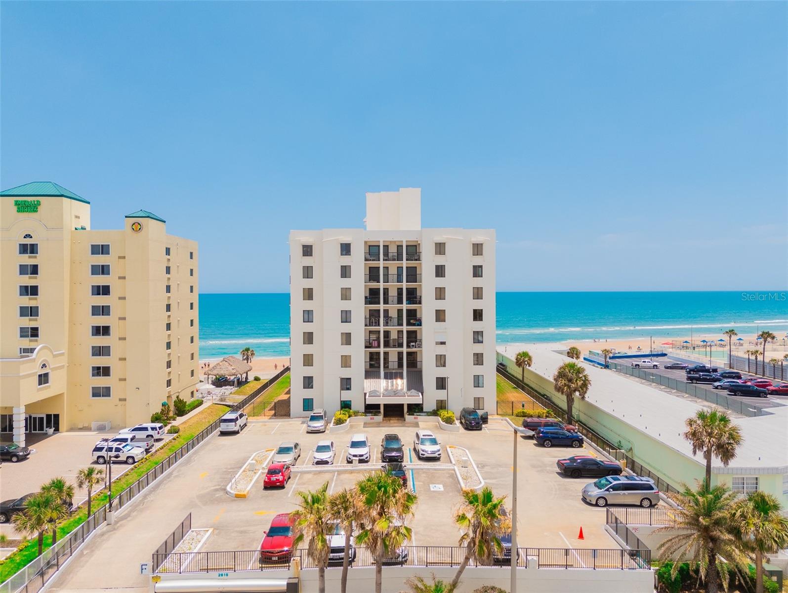 2026 $18,909 in income currently!! DIRECT OCEANFRONT LIVING WITH *WEEKLY RENTAL INCOME* POTENTIAL IN THE HEART OF DAYTONA BEACH SHORES! (AIRBNB POTENTIAL) ** OFFERED FULLY FURNISHED, THIS RARE CORNER 2 BEDROOM, 2 BATH CONDO AT SANDPOINT FEATURES BREATHTAKING ATLANTIC VIEWS, A PRIVATE OCEANFRONT BALCONY, AND BALCONY ACCESS FROM THE LIVING ROOM AND BOTH BEDROOMS! FULLY RENOVATED WITH AN OPEN FLOOR PLAN, UPDATED KITCHEN, WITH CUSTOM CABINETRY, TRAY CEILING, AND STUNNING QUARTZ COUNTERS. IN-UNIT LAUNDRY, AND HURRICANE IMPACT WINDOWS. THE PRIMARY BATHROOM HAS ALL THE *BELLS-AND-WHISTLES. *UPDATED GLASS SHOWER WITH WHITE AND GREY CARERRA TILE, *SHABBY CHIC INSPIRED VANITY AND *BEACH INSPIRED, *LUXURY UPDATED FLOORING THROUGHOUT. ENJOY RESORT-STYLE AMENITIES INCLUDING A HEATED OCEANFRONT POOL, FITNESS ROOM, SAUNA, CLUBROOM, PRIVATE BEACH ACCESS, UNDERGROUND PARKING, STORAGE, AND ON-SITE MANAGEMENT. LOCATED IN A QUIET BEACHFRONT COMMUNITY CLOSE TO DINING, SHOPPING, GOLF, MARINAS, AND ENTERTAINMENT. TWO PETS ALLOWED.

Sandpoint Condominium is a boutique style, well-maintained direct oceanfront building with just 68 residences. Walking distance to parks and shops with convenient beach walk-over access. Two pets allowed (up to 20 lbs each). A rare opportunity to own direct oceanfront with flexibility, views, and income potential in one of the area's most desirable beachfront settings. All information deemed accurate but should be verify.