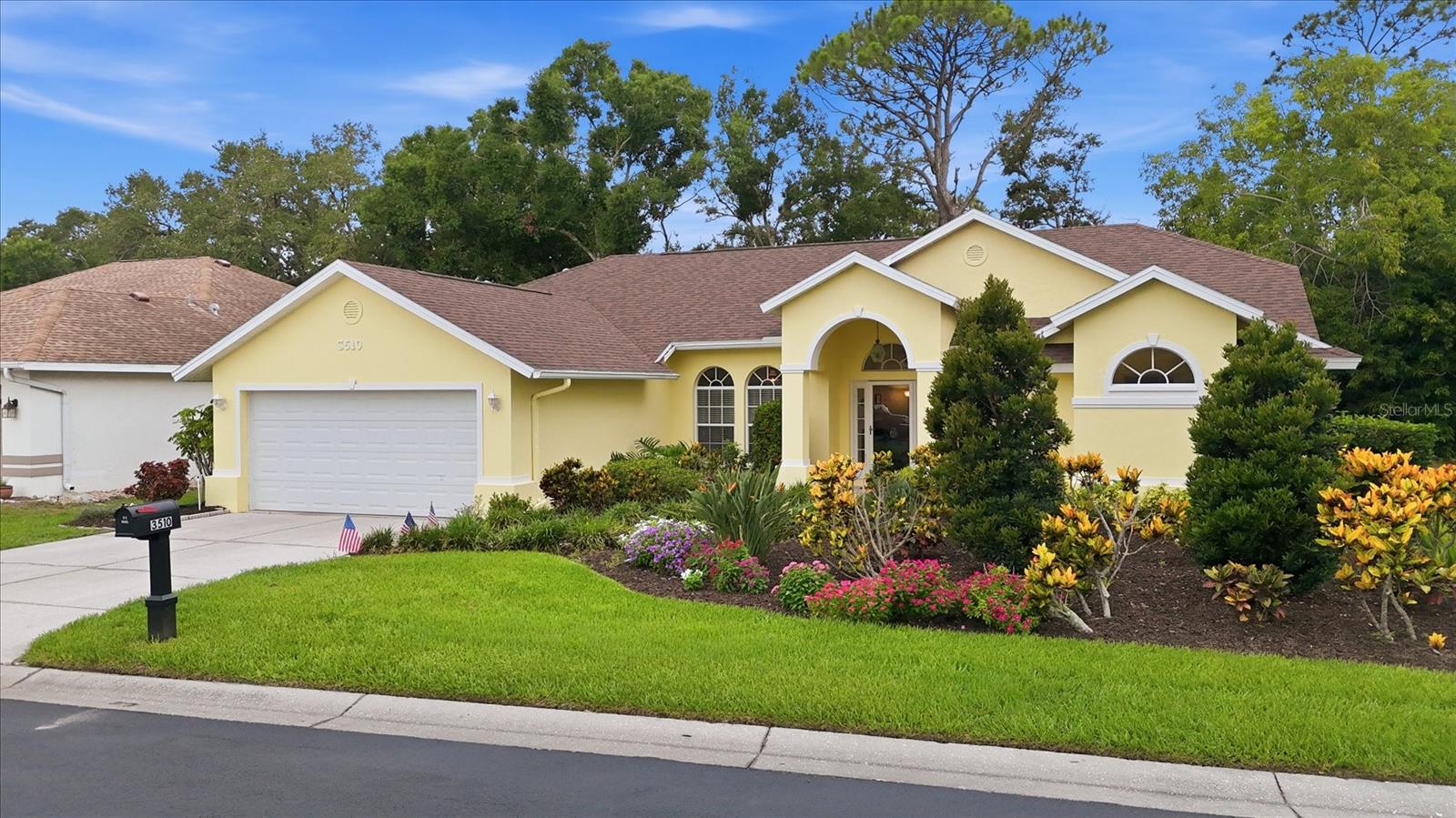 Welcome Home! Discover this well-maintained 2,064 SF,  3-bedroom, 2-bath, 2 car-garage residence in Sarasota’s sought-after CRYSTAL LAKES community.  The lucky new owner will benefit from a NEW ROOF installed in 2025 and the Newer HVAC system installed in 2023.  Even better, the seller completed a FULL PRE-LISTING HOME INSPECTION and addressed the noted repairs for fewer surprises and added confidence. The OVERSIZED Garage includes a hurricane rated garage door, an additional workshop area and a beautiful epoxy finished floor. Outdoor Highlights include * Park-like Backyard Setting * Peaceful Pond View * Serene Preserve backdrop just beyond the water and tasteful, refreshed landscaping throughout. Inside you’ll find that the split floor plan offers a front living and dining area, plus a rear family room-each opening to a screened-in lanai that wraps around the back of the home.  The well-equipped kitchen features an extensive breakfast bar, abundant cabinets, a pantry and a breakfast room.  Just beyond is a substantial laundry room with a utility sink.  The primary bedroom boasts two walk-in closets, and a full en-suite bathroom with a separate W/C as well as a walk-in shower.  Location is key here as well.  You’re only minutes from University Town Center with abundant shopping and dining, including the Mall, Whole Foods, Mote Marine and Benderson Park.  You’re also just minutes to downtown Sarasota, St. Armand’s Circle and Lido Beach as well as SRQ airport.  For younger families, Gocio Elementary School is walking distance. This home is in the highly desired X FLOOD ZONE as well! Make this your new home!