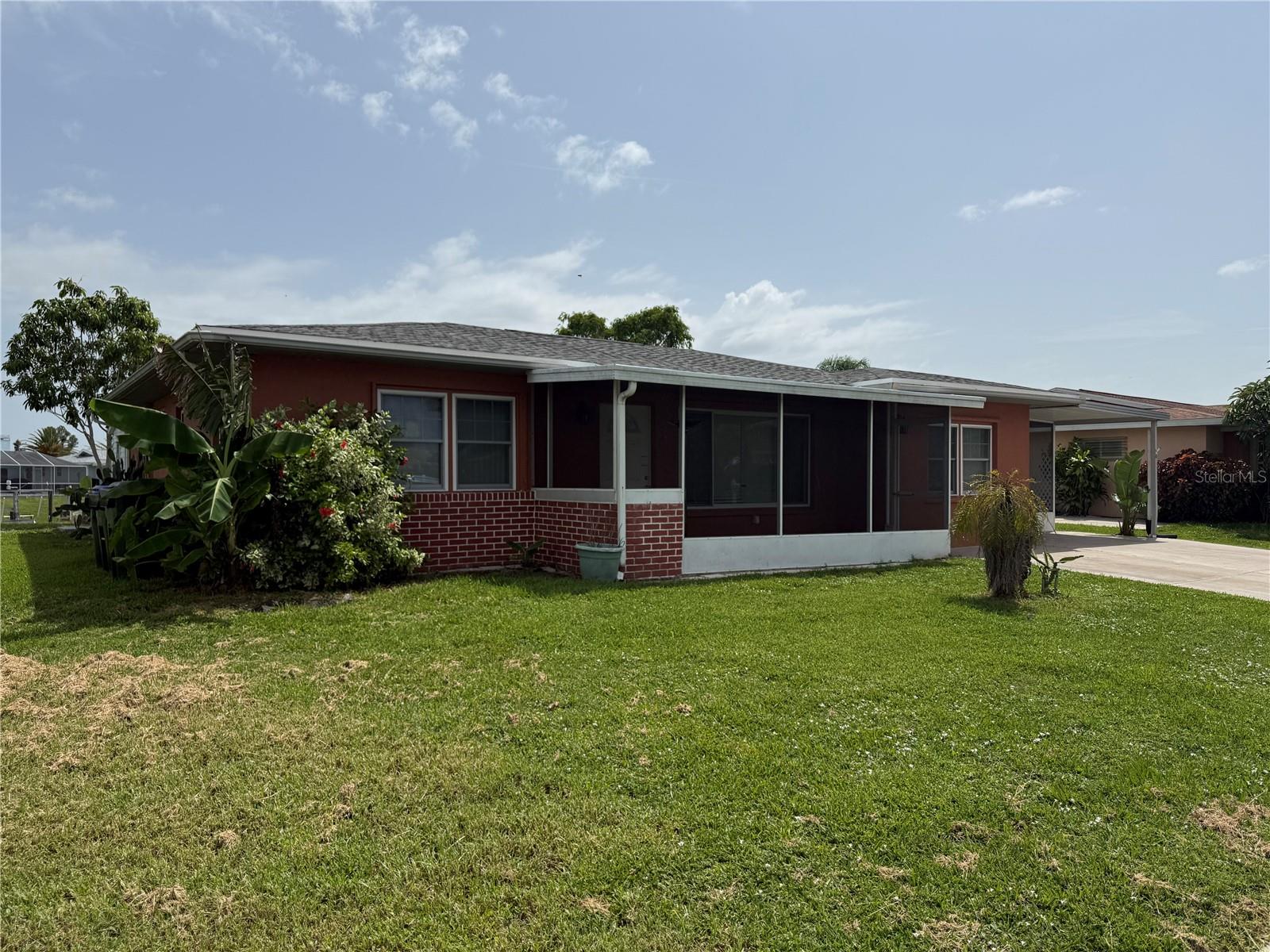 WATERFRONT 3 BEDROOM 1.5 BATH PROPERTY WITH ACCESS TO GULF OF MEXICO in the heart of North Port. Outside just freshly painted. Very nicely updated waterfront home ready for occupancy! Best deal in town!!! Fantastic opportunity to rent a saltwater front home. Incredible three bedroom 1 and 1/2 Jack and Jill style bathroom. PRIVATE BOAT DOCK CONNECTED TO PORT CHARLOTTE AND THE GULF OF MEXICO!!!!!. Florida room and screened lanai. Move-in ready with newer Range, Refrigerator, Dishwasher in the kitchen, and Washer and Dryer in the separate utility room. Completely repainted, including baseboards and casings. New bathroom flooring with new vanities, tops, mirrors, and lights. New flooring in addition. Walk through the front door into a large living/dining room combo. The kitchen features light cabinets with a modern backsplash and an open to the Florida Room, which captures all the natural light and water views. The inside utility room is large with a lot of cabinet space. Windows in the Florida room give you amazing views of the water and wildlife from your backyard, with a private new deck great for fishing and relaxing. Large Lanai attached on the side of the home to sit back and relax in. One owner is a licensed Florida Real Estate Broker. The home is occupied, do not disturb tenants; please stay off the property unless you have a scheduled showing.
