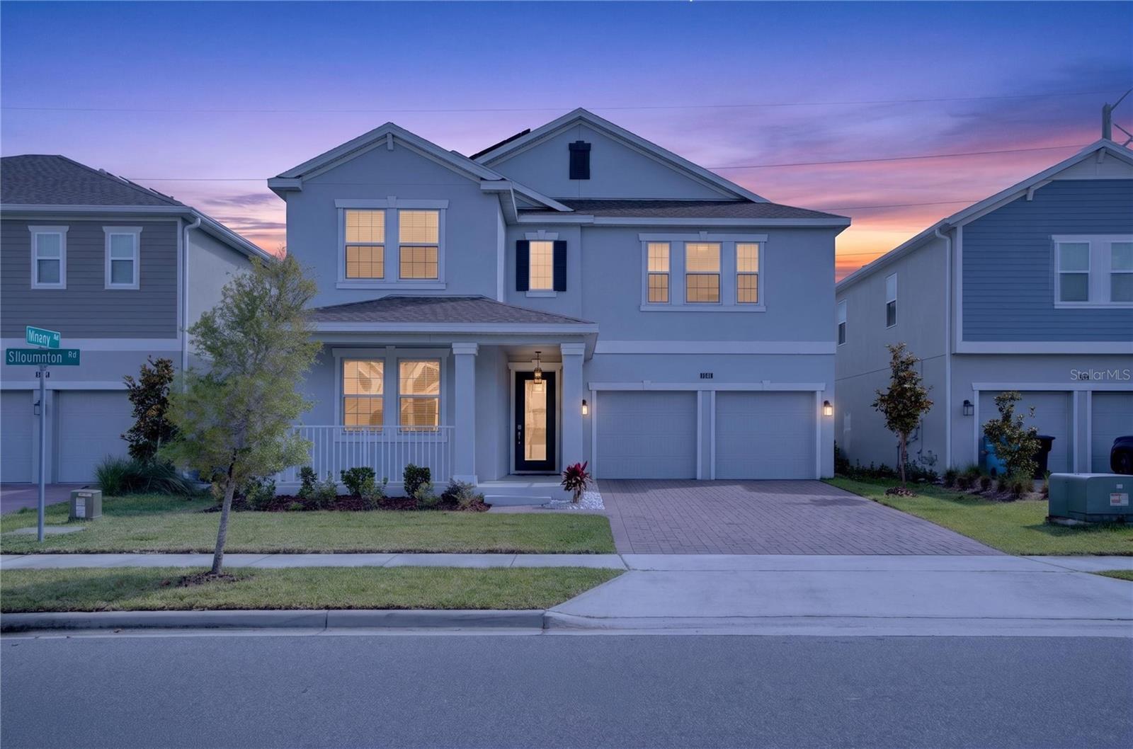 One or more photo(s) has been virtually staged. Welcome to this stunning Harwich II floor plan located in the highly sought-after Storey Park community of Lake Nona. This energy-efficient solar home offers over 3,900 square feet of thoughtfully designed living space featuring 5 bedrooms, 3.5 bathrooms, a spacious loft, dedicated office, and a 3-car tandem garage. From the moment you arrive, you'll appreciate the home's impressive curb appeal, covered front porch, paver driveway, and attractive modern elevation. Step inside to discover an open and inviting floor plan highlighted by wood-look tile flooring, abundant natural light, soaring ceilings, and designer finishes throughout. Just off the foyer, a private office or flex room provides the perfect space for working from home, a study area, or additional living area. At the heart of the home is a beautifully appointed chef's kitchen featuring quartz countertops, stainless steel appliances, 42-inch cabinetry, subway tile backsplash, an oversized center island with seating, walk-in pantry, and a convenient butler's pantry offering exceptional storage and prep space. The kitchen seamlessly flows into the expansive dining and family room, creating the ideal setting for entertaining and everyday living. The first floor also features a private guest suite with its own ensuite bathroom, making it ideal for visitors, multigenerational living, or extended family stays. With 2 laundry's it makes living more convenient. Upstairs, you'll find an enormous bonus loft that can easily serve as a media room, game room, fitness area, or second family room. The luxurious owner's retreat offers a peaceful escape with a tray ceiling, oversized walk-in closet, dual vanities, soaking tub, and separate glass-enclosed shower. Additional bedrooms are generously sized and thoughtfully positioned to provide comfort and privacy for family and guests alike, including a Jack-and-Jill bathroom and an additional full bath. Step outside to enjoy Florida living year-round on the covered lanai overlooking the spacious backyard, offering plenty of room for pets, play, or future outdoor enhancements. Whether you're hosting family gatherings or enjoying a quiet evening outdoors, this space provides the perfect backdrop for relaxation. Adding tremendous value, the home is equipped with solar panels to help reduce energy costs and enhance sustainability. Residents of Storey Park enjoy resort-style amenities including a clubhouse, fitness center, resort-style swimming pool, tennis courts, playgrounds, dog park, sports fields, and miles of scenic walking and biking trails. HOA fees include high-speed internet and cable, providing additional convenience and savings. Conveniently located just minutes from Medical City, Orlando International Airport, SR-417, SR-528, top-rated schools, shopping, dining, and all that Lake Nona has to offer, this exceptional home combines luxury, space, efficiency, and location into one incredible opportunity.
Schedule your private showing today and experience the best of Lake Nona living in Storey Park.