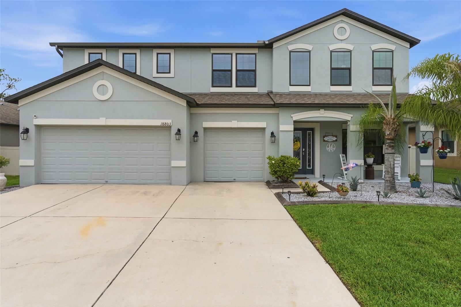 This pool home is located near major highways, shopping, dining, and everyday conveniences. Inside, you’ll find thoughtful upgrades throughout, including multiple custom barn doors and new luxury flooring. The living spaces are flexible, with an oversized great room designed for both comfort and entertaining. Step outside to your private, fenced backyard featuring a heated saltwater pool with a sun shelf, bubbler, fountains, safety fence, and plenty of space to relax year-round. Additional features include a water softener, smart lighting controls, wood panel accent walls, and functional touches that make everyday living easy and enjoyable. The community offers resort-style amenities including a gated clubhouse, large pool, basketball and tennis courts, pickleball setup, covered playground, and rotating food truck nights that bring neighbors together throughout the month. Enjoy the perfect blend of neighborhood charm, convenience, and amenities in one of Spring Hill's most welcoming communities.