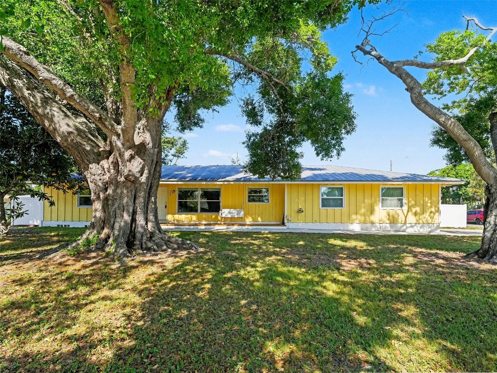 PRICED TO SELL! New price and fresh opportunity- just minutes from all things Sarasota has to give, such as the arts and theater district, shopping, dining, BEACHES, activities, walking trails, pickleball, tennis courts and much much more!
Welcome to this 3-bedroom, 2.5 bath, single family home in Sarasota, where location, location, location truly defines the lifestyle. Positioned on a corner .21-acre lot with NO HOA OR CDD, this home places you just a stone’s throw from the Legacy Trail, with walking access to pickleball courts, tennis courts, Pompano Park, and Locklear Park, plus nearby community amenities. Whether it’s biking, running, or social recreation, everything is right outside your door. The backyard is the standout feature, thoughtfully designed for entertaining and everyday enjoyment. Enjoy a fire pit area, low maintenance astro turf, multiple seating zones, a gazebo, and a screened in porch that can easily be converted into a full outdoor kitchen. The large yard offers ample room to build a pool, all surrounded by mature oak trees and a mango tree that add shade and character. Inside, the home offers 2,346 sqft with spacious bedrooms, a flexible bonus room for work or guests, and a primary bath with a garden tub. Major updates include an AC system replaced in 2022, water heater in 2024, along with the benefit of being in Flood Zone X with a raised foundation. The dining area has custom built-in seating with storage area to accommodate small or large gatherings, built with the intention for hours of entertaining. This is a rare opportunity to own a home that combines space, updates, and one of Sarasota’s most activity rich locations. With lots of potential, let the imagination take over as you create the space you desire and deserve to have!