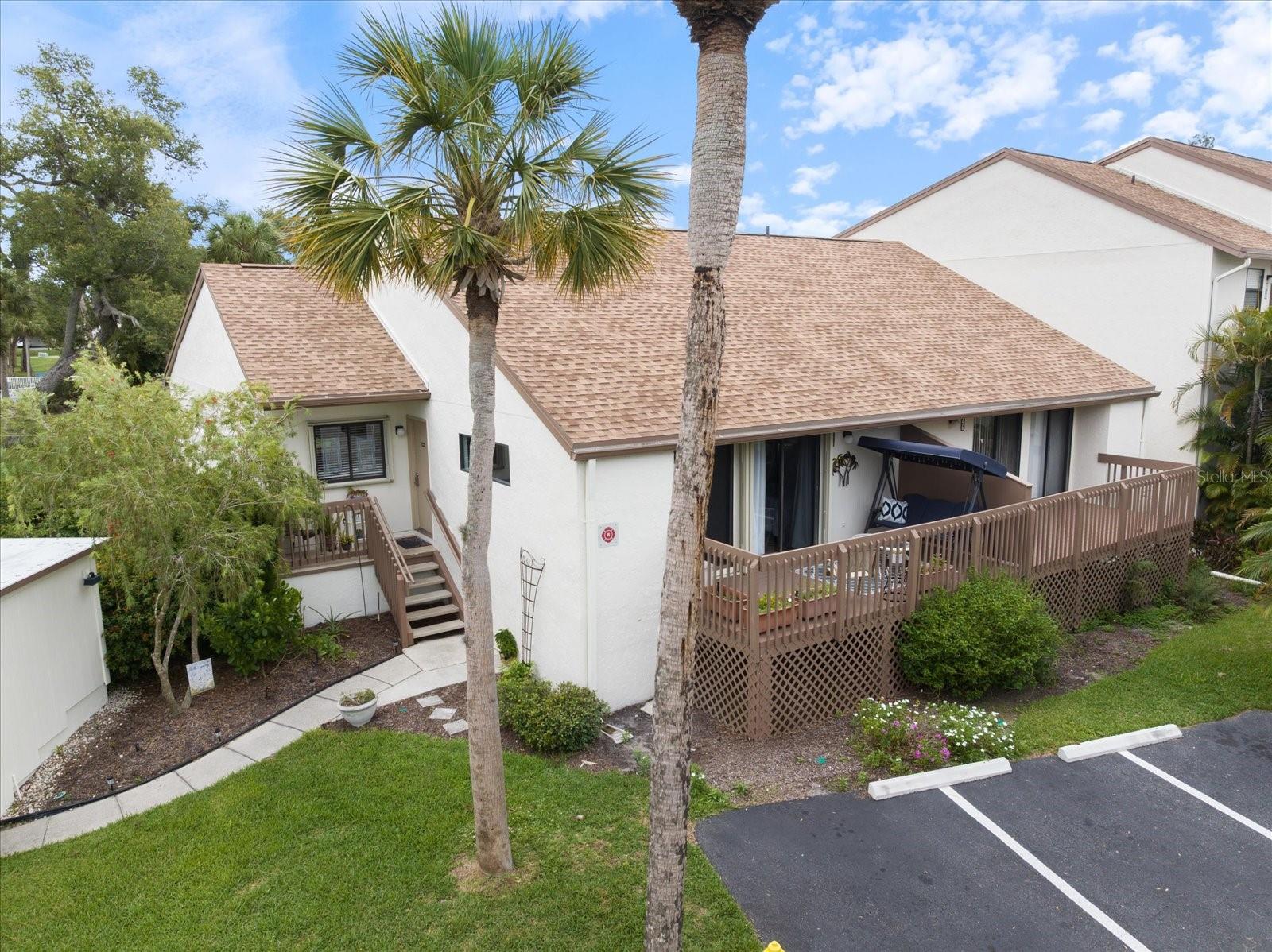 Rarely available and beautifully updated, this spacious 3-bedroom, 2-bath first-floor villa in sought-after Bird Bay Village offers the carefree Florida lifestyle you’ve been searching for. With 1,244 square feet of living space, soaring vaulted ceilings, luxury vinyl plank flooring throughout the main living areas and bedrooms, and no popcorn ceilings, this home feels bright, modern, and move-in ready.

The updated kitchen features stylish finishes and ample workspace, while both bathrooms have been tastefully renovated to create a fresh, comfortable living experience. The open floor plan is perfect for entertaining guests or simply relaxing after a day enjoying Florida’s sunshine.

Step outside to your private deck and enjoy direct access to the Bird Bay II pool just steps away. Whether you’re sipping your morning coffee, unwinding with a good book, or heading out for a swim, this outdoor space adds to the easygoing lifestyle that makes Bird Bay so special.

This home offers easy access to the community’s sought-after amenities. Bird Bay Village is known for its lush landscaping and resort-style setting, with amenities that include a junior Olympic-size pool, tennis and pickleball courts, bocce ball, a fully equipped fitness center, a scenic boardwalk along Roberts Bay, and a clubhouse with a full kitchen designed for gatherings and activities.

The location offers exceptional convenience, just minutes from Venice Beach, Historic Downtown Venice, and the scenic trails of the Legacy Trail. Whether you’re considering a seasonal residence or a long-term home, this beautifully updated condo delivers a balance of comfort, accessibility, and community—capturing the relaxed appeal of Florida’s Gulf Coast lifestyle.

Schedule your private showing today and come see why it’s a great day in Paradise.

All information is deemed reliable, buyer and buyer's agent to verify all measurements, facts, information, and dimensions.