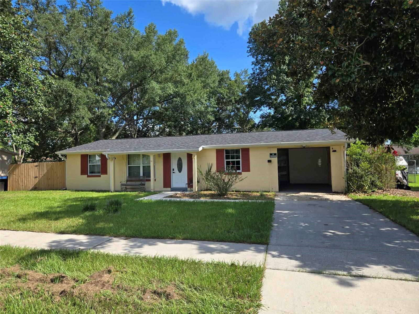 Located in the rapidly growing Corridor of Southwest Ocala. This 2 bedroom 2 bath home features recently updated bathrooms and a fully remodeled kitchen. Kitchen includes all new solid oak cabinets, new and sink faucet. Granite countertops and stainless steel appliances. Bathrooms have been updated with new vanities, countertops, faucets, light fixtures and tiled shower enclosures.  This home also includes a bonus room that could be used as a game room or a 3rd bedroom. Huge Lanai off the back of the home looking out at the private fully fenced backyard. Tile floors throughout the home for easy maintenance. The home also has a newer roof and recently painted inside and out. Located close to dining, shopping, entertainment and medical facilities.