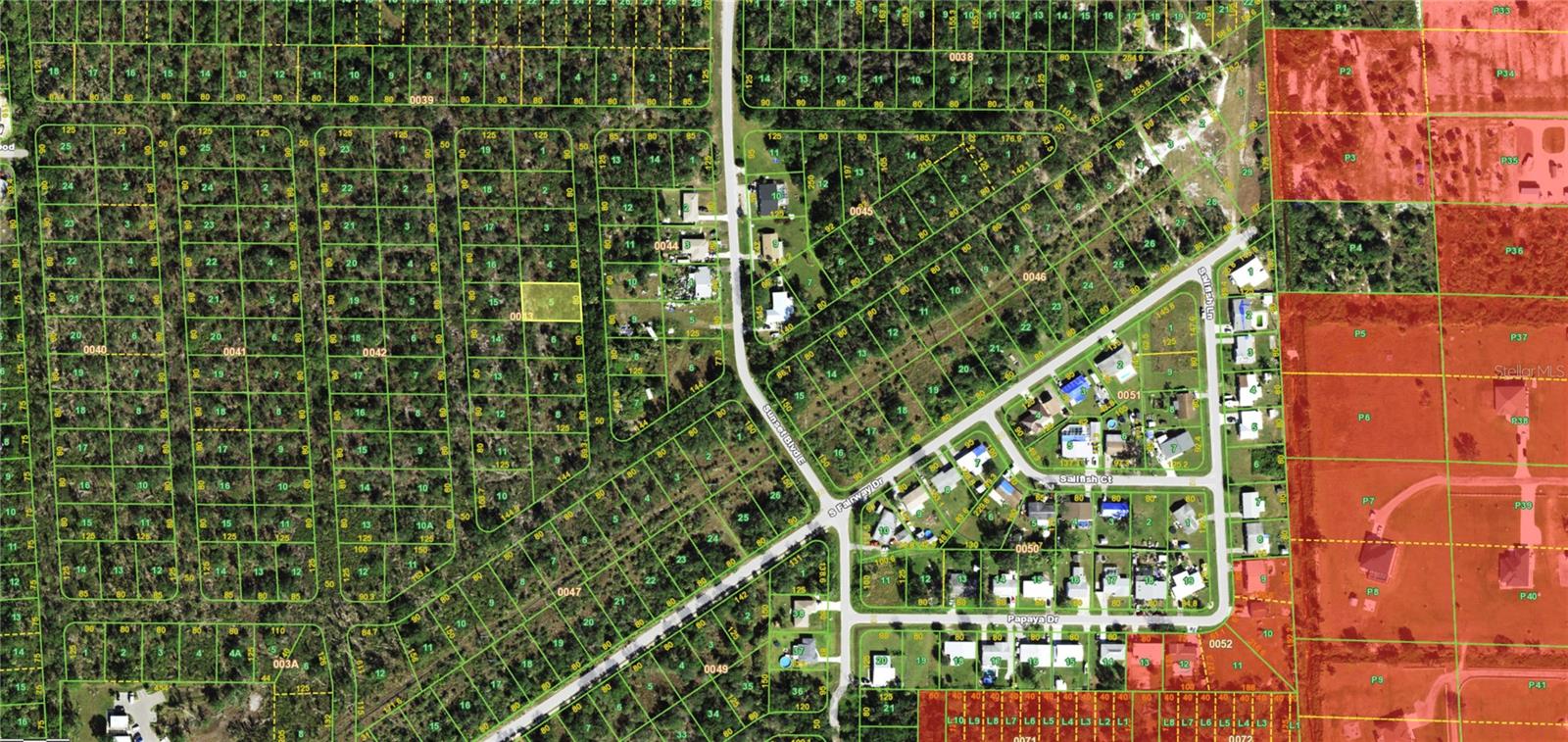 TEE & GRN ESTATES 1ST ADD - Land