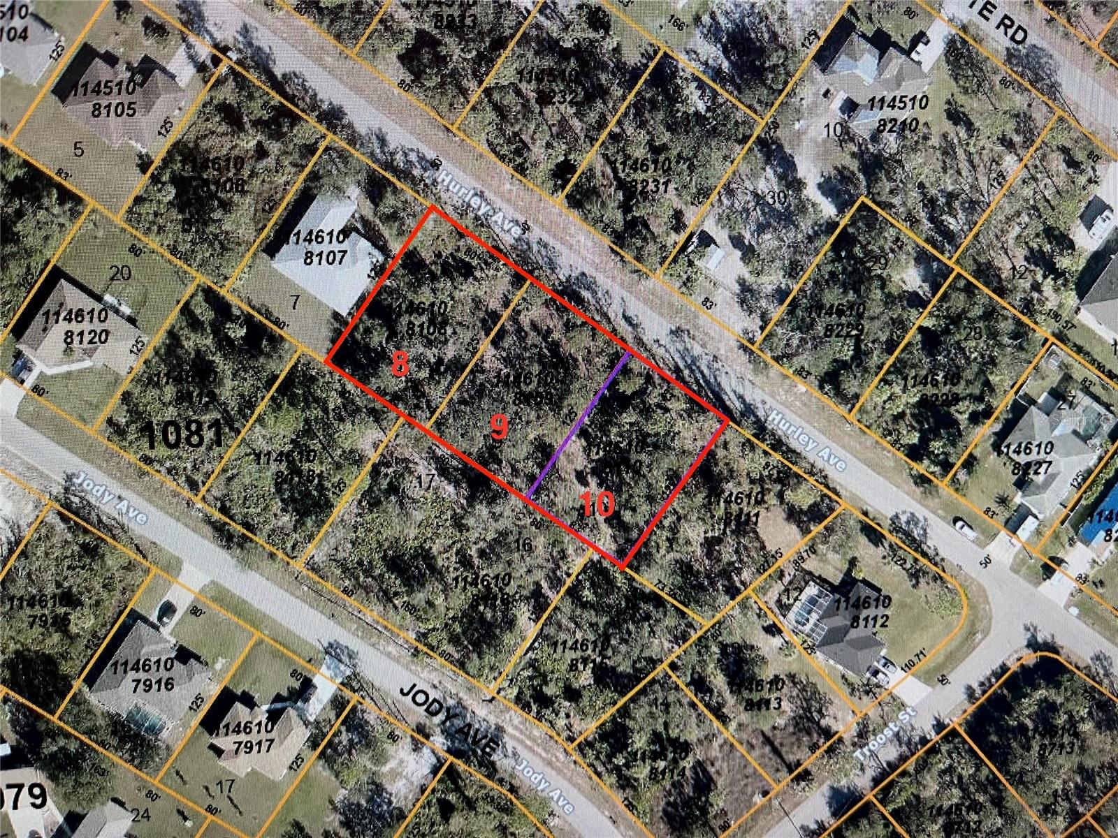 This TRIPLE Residential lot sits (all with separate tax IDs) in a quiet neighborhood located in the young and growing North Port, one of the most popular locations to live.  NOT IN A FLOOD ZONE. There are no deed restrictions or HOA fees.  Excellent location, peaceful neighborhood, minutes from I-75 & Tamiami Trail!  Convenient to Florida’s best beaches, golfing, public boat ramps, marinas, shopping, physicians, water park, Atlanta Braves Spring Training Stadium, Tampa Bay Rays Spring Training Stadium, Historic Riverfront Downtown Punta Gorda & Fishermen’s Village, and a short drive to Sanibel, Venice, Fort Myers, and Boca Grande, etc.  All information deemed reliable, but not guaranteed; buyer to confirm all.