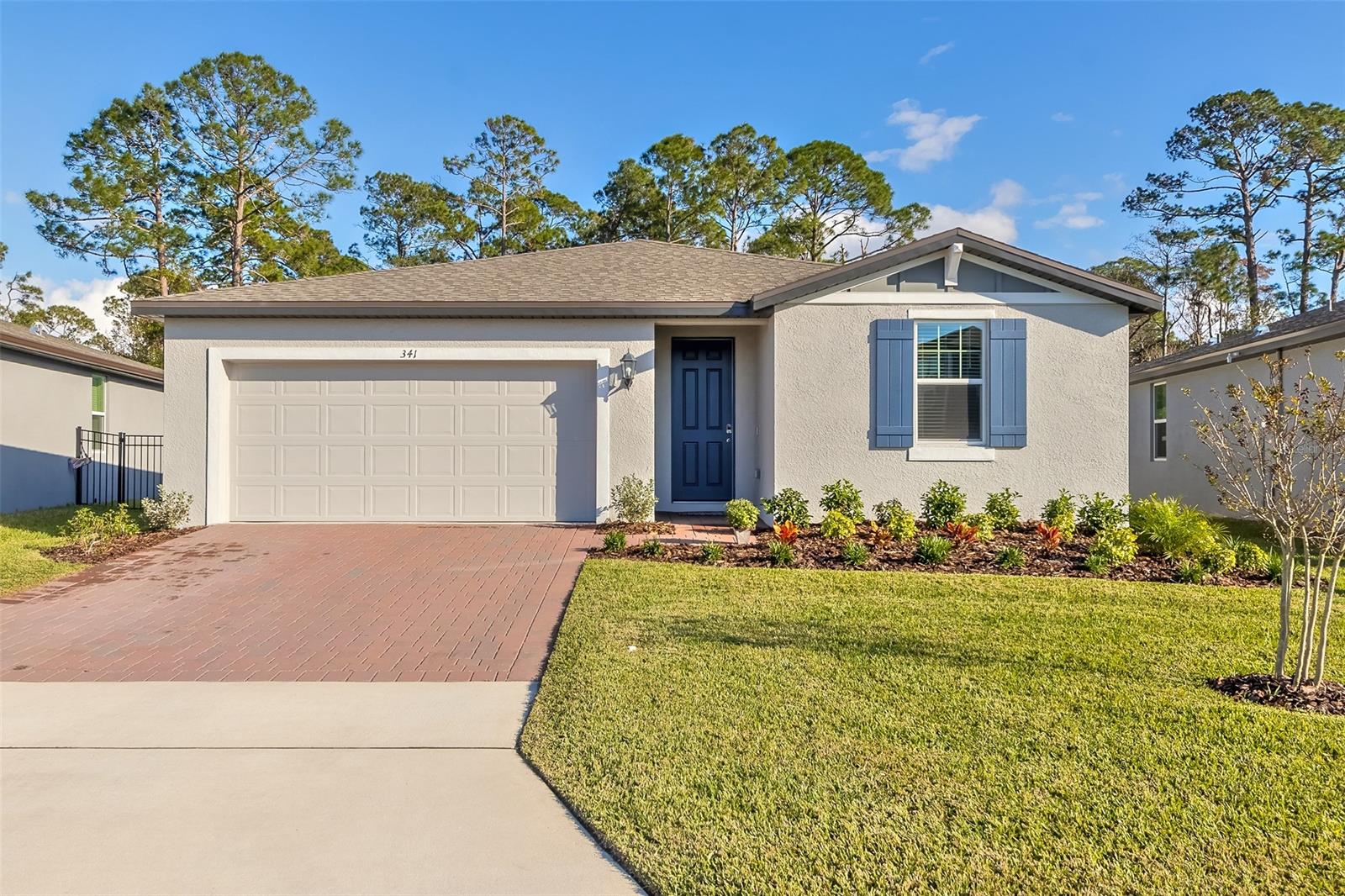 Welcome to your like new move in ready home. The large open floor plan offers 4 bedrooms and 3 full bathrooms, wood look tile flooring throughout with carpet only in the bedrooms, light gray custom style cabinets, quartz countertops, high end stainless steel appliances, real tile shower walls in bathrooms, and one of the largest lots situated on a greenery tree line, new privacy fence and so much more. All information is intended to be accurate but is not guaranteed. ;Water: City