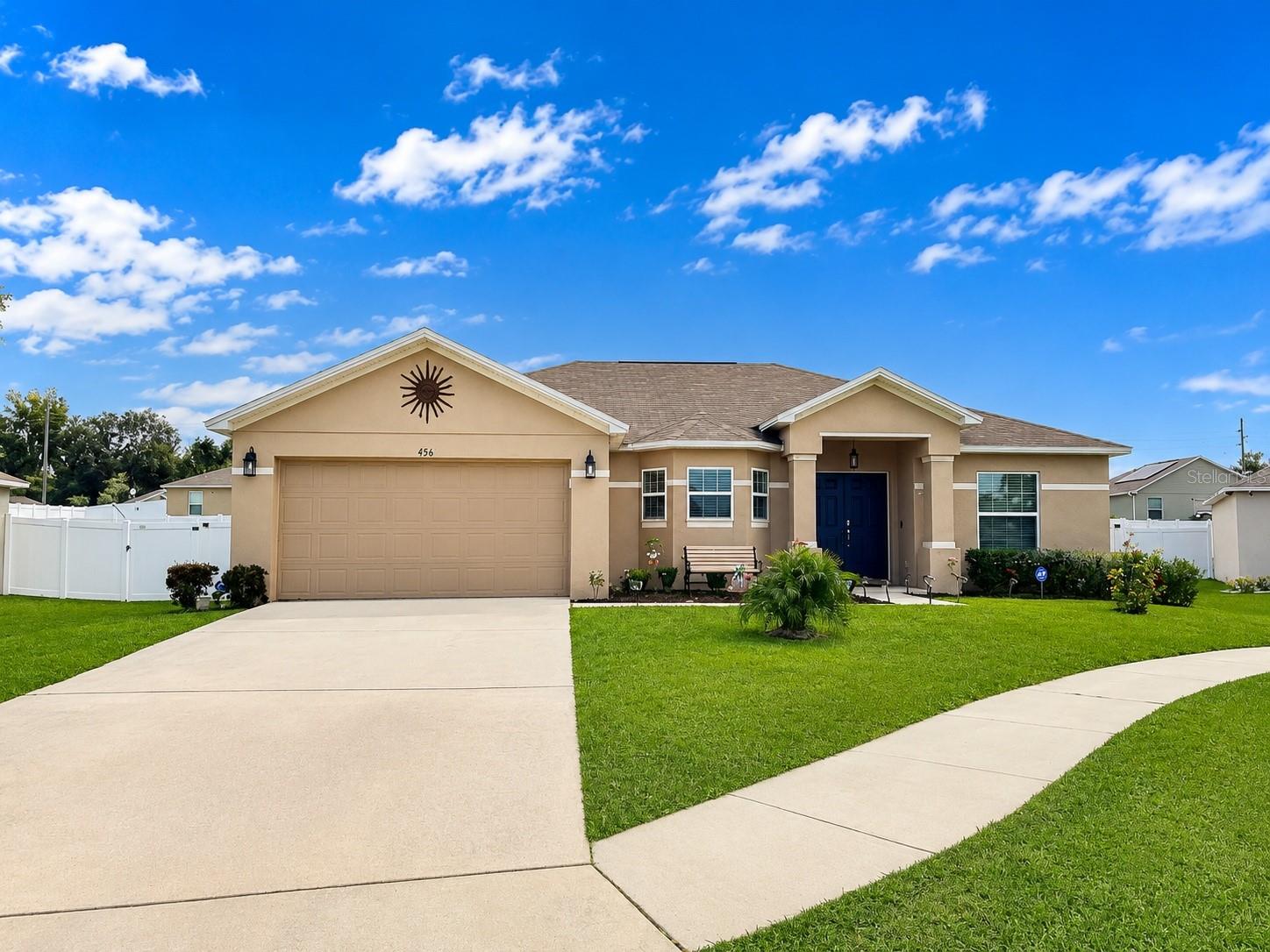 Virtually Staged. This home has such a warm and comfortable feel from the moment you walk in. Located in Haines City near Lake Hamilton with a low HOA, this 3-bedroom, 2-bath home offers a large vinyl-fenced backyard with plenty of space to relax, entertain, let pets play, or simply enjoy your privacy. Inside, the split-bedroom layout and vaulted ceilings make the home feel open and inviting. The owners share that one of their favorite spots is the kitchen bay window, perfect for morning coffee and natural light throughout the day. They also love the beautiful primary bathroom, creating a relaxing space to unwind after a long day. There’s also a flex room that can easily be used as a home office, homeschool room, playroom, craft room, or extra hangout space. LOCATION, LOCATION, LOCATION . . . You’re close to Highway 27, shopping, restaurants, coffee shops, gyms, and everyday conveniences. Posner Park, Publix, Target, Walmart, and AdventHealth Heart of Florida Hospital are all nearby. Major Central Florida attractions and travel destinations are all within convenient driving distance, with Disney parks, LEGOLAND, Orlando International Airport, and Lakeland Linder International Airport with Avelo Airlines all located approximately 30–45 minutes away. If you’ve been looking for a home with space, a big fenced yard, low HOA, and a convenient Central Florida location, this one is definitely worth seeing.

Disclaimer: Front exterior photo has been digitally enhanced for marketing purposes. Professional photos coming soon.