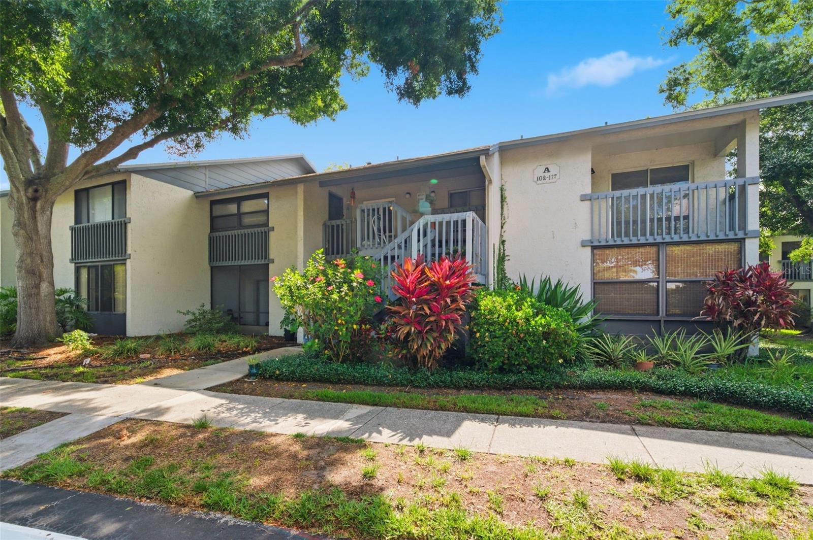 Welcome to easy Florida living in the heart of Largo! This 2 bedroom, 2 bathroom top floor condo at 11201 122nd Ave N #114 offers an incredible opportunity for buyers looking to personalize a home while enjoying a fantastic location and peaceful water views. Whether you’re searching for a primary residence, seasonal retreat, or investment opportunity, this condo delivers outstanding value with plenty of potential.
Inside, you’ll find a functional layout with spacious living and dining areas that provide a comfortable foundation for future updates and improvements. The split-bedroom floorplan offers privacy for both residents and guests, while the generous primary suite includes its own private bath and ample closet space. The second bedroom is ideal for guests, a home office, or additional flex space.
One of the standout features of this condo is the screened rear porch overlooking a tranquil pond setting. Enjoy your morning coffee or unwind in the evening while taking in the peaceful water view and relaxing outdoor atmosphere. The screened lanai adds valuable living space and creates the perfect spot to enjoy Florida’s year-round sunshine without leaving home.
While the condo could benefit from cosmetic updates, it has been priced accordingly, giving buyers the chance to renovate at their own pace and create the style and finishes they truly want. New electrical panel installed.  Opportunities like this are becoming increasingly difficult to find in today’s market, especially in such a convenient location.
Situated in a central Largo location, you’ll be just minutes from shopping, dining, medical facilities, parks, and some of the area’s best Gulf beaches. Easy access to major roadways also makes commuting throughout Pinellas County simple and convenient. Whether you’re looking for affordability, convenience, or the chance to add your own personal touches, this condo checks all the right boxes.
Don’t miss the opportunity to turn this well-located condo with pond views into your own Florida retreat!