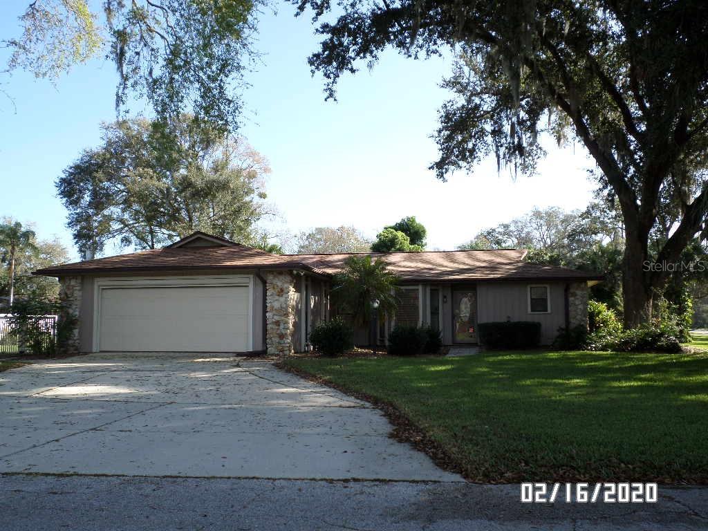 Don't miss this well maintained 2 bedroom beauty on a large corner lot!  Interior is freshly painted and move in ready.  This home features a split bedroom plan, large kitchen, and an in ground heated, screened pool to relax and enjoy the Florida Sunshine.  Side yard is completely fenced in.  All room sizes are approximate. ;Water: City