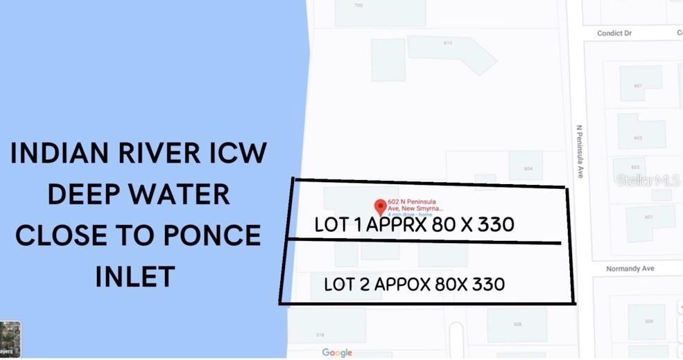 ONCE IN A LIFETIME OPPORTUNITY TO OWN "THE" LEGACY PIECE OF REAL ESTATE ON THE INTRACOASTAL WATERWAY IN NEW SMYRNA BEACH.  THIS 160 X 330 LOT IS READY FOR YOUR LUXURY DREAM HOME TO BE BUILT BY REX- TIBBS CONSTRUCTION GROUP. ESTIMATED COST OF HOME BUILD WILL BE APPROX. $5,000,000.  BROKERAGE FEE PAID ON HOME BUILD AT TIME OF CONTRACT FOR CONSTRUCTION. ;Water: City