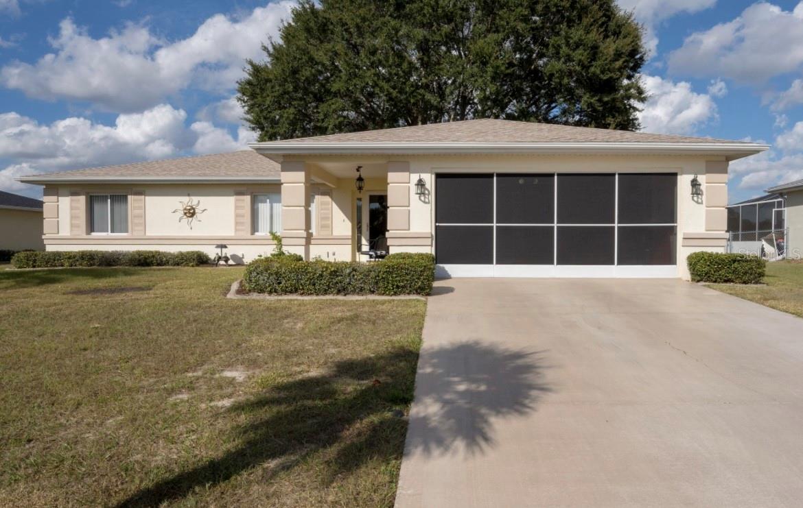 WELCOME TO THIS STUNNING 3/2 HOME LOCATED IN THE DESIRABLE CHERRYWOOD SUBDIVISION. 55+ COMMUNITY. THIS HOME FEATURES LUXE VINYL FLOORING THROUGHOUT, CREATING A MODERN AND ELEGANT ATMOSPHERE.  THE KITCHEN AND BATHROOMS FEATURE BEAUTIFUL CERAMIC TILE, ADDING A TOUCH OF SOPHISTICATION. NEW ROOF (2019) HVAC (2014) NEW WATER SOFTENER (2022) & WATER HEATER IS ORIGINAL. FRESH PAINT COATS THE WALLS, GIVING THE HOME A FRESH AND INVITING FEEL. THE SINKS & FAUCETS HAVE BEEN UPGRADED TO ENHANCE STYLE AND FUNCTIONALITY. THE PRIMARY BATHROOM SHOWCASES A NEW SHOWER WITH A LIFETIME TRANSFERABLE WARRANTY. (BATH FITTERS). VERTICLE BLINDS ADORN THE WINDOWS PROVIDING PRIVACY. THE GARAGE FEATURES NEW SCREENS THAT PROVIDE HEAT PROTECTION WHILE ENJOYING THE BREEZE AND KEEPING INSECTS OUT. ALL OTHER SCREENS ARE IN THE ATTIC. OUTSIDE, A GORGEOUS OAK TREE GRACES THE BACKYARD, PROVIDING SHADE & A PICTURESQUE VIEW. LOCATED ON A DEAD-END STREET, THIS HOME OFFERS PRIVACY AND TRANQUILITY, WITH NO NEIGHBORS BEHIND.  DON'T MISS THE OPPORTUNITY TO MAKE THIS BEAUTIFUL HOME YOURS.  SCHEDULE A SHOWING TODAY. JUST MINUTES TO A NEW PUBLIX SHOPPING CENTER, FABULOUS RESTAURANTS, SHOPPING AND HEALTHCARE.  MOST FURNITURE AVAILABLE FOR PURCHASE. PLEASE ASK THE LISTING AGENT FOR PRICING.