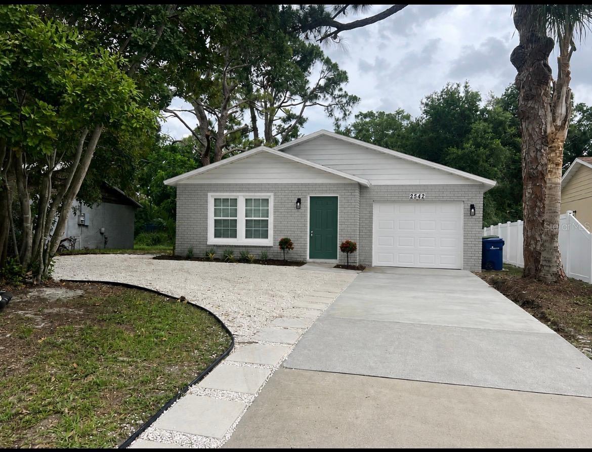 Welcome home!  Nestled in a quiet, established Sarasota neighborhood on a dead end street, this charming 3-bedroom, 1-bath single-family home offers comfort, convenience, and plenty of outdoor space   This 3 bedroom 1 bathroom was originally rehabbed 2018 and remodeled 2026 move in ready. Garage door 2018, new sewer service 2018, new roof 2018, new fence 2026
Seller ordered new impact windows will be installed in 6 weeks ((Front Window is PHOTO Changed Not Installed Yet! )) No HOA here Conveniently located minutes away from downtown Sarasota and Lido Beach. You are minutes away from world-class Gulf beaches, local parks, premier shopping, and the Sarasota-Bradenton International Airport