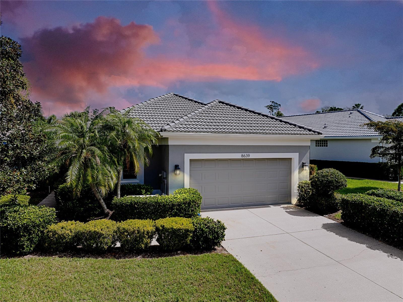 Maintenance-Free Living with Peaceful Water Views in Rosedale Golf & Country Club.
Enjoy relaxed Florida living in this tastefully updated maintenance-free home located in the gated community of Rosedale Golf & Country Club. This inviting residence offers 2 bedrooms, 2 baths, plus a versatile den/office, all designed in a bright open great-room floor plan overlooking a tranquil lake. Recent updates provide both style and peace of mind, including a NEWER TILE ROOF, NEWER A/C system, and a   UPDATED kitchen 2020 featuring stainless steel appliances, granite countertops, and updated hardware.  WHOLE HOUSE GAS GENERATOR,  Additional improvements include  NEW luxury plank flooring throughout and freshly painted interiors in designer “custom comfort” tones. Step outside to enjoy the Florida lifestyle with a paver brick pool deck and resurfaced pool, HEATED, SALTWATER, perfect for entertaining or simply relaxing while taking in the peaceful water views. Nature lovers will appreciate watching local wildlife including birds, turtles, and the nearby resident eagle’s nest.  Conveniently located near the front of the community for easy access in and out, this home is part of a maintenance-free neighborhood that includes lawn service, exterior painting, cable, and internet.  Rosedale Golf & Country Club offers OPTIONAL memberships for golf, tennis, fitness, and social activities, allowing residents to tailor the lifestyle to their interests.  No CDD fees.
With an acceptable contract, the COMPLETE TURNKEY FURNITURE PACKAGE is available for only $5,000, making this home truly move-in ready!